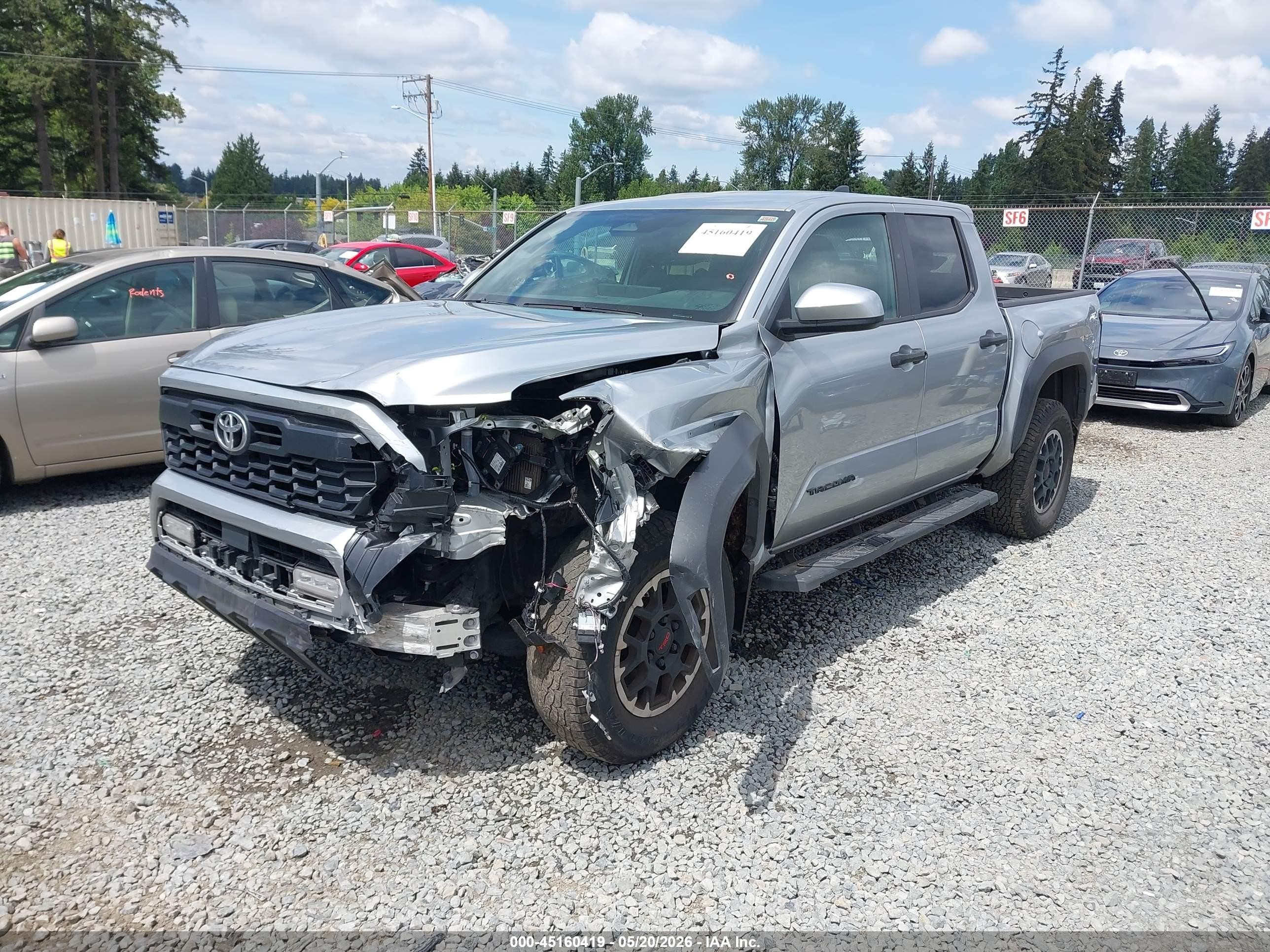 2024 Toyota Tacoma Trd Off Road Gray vin: 3TMLB5JN0RM019057