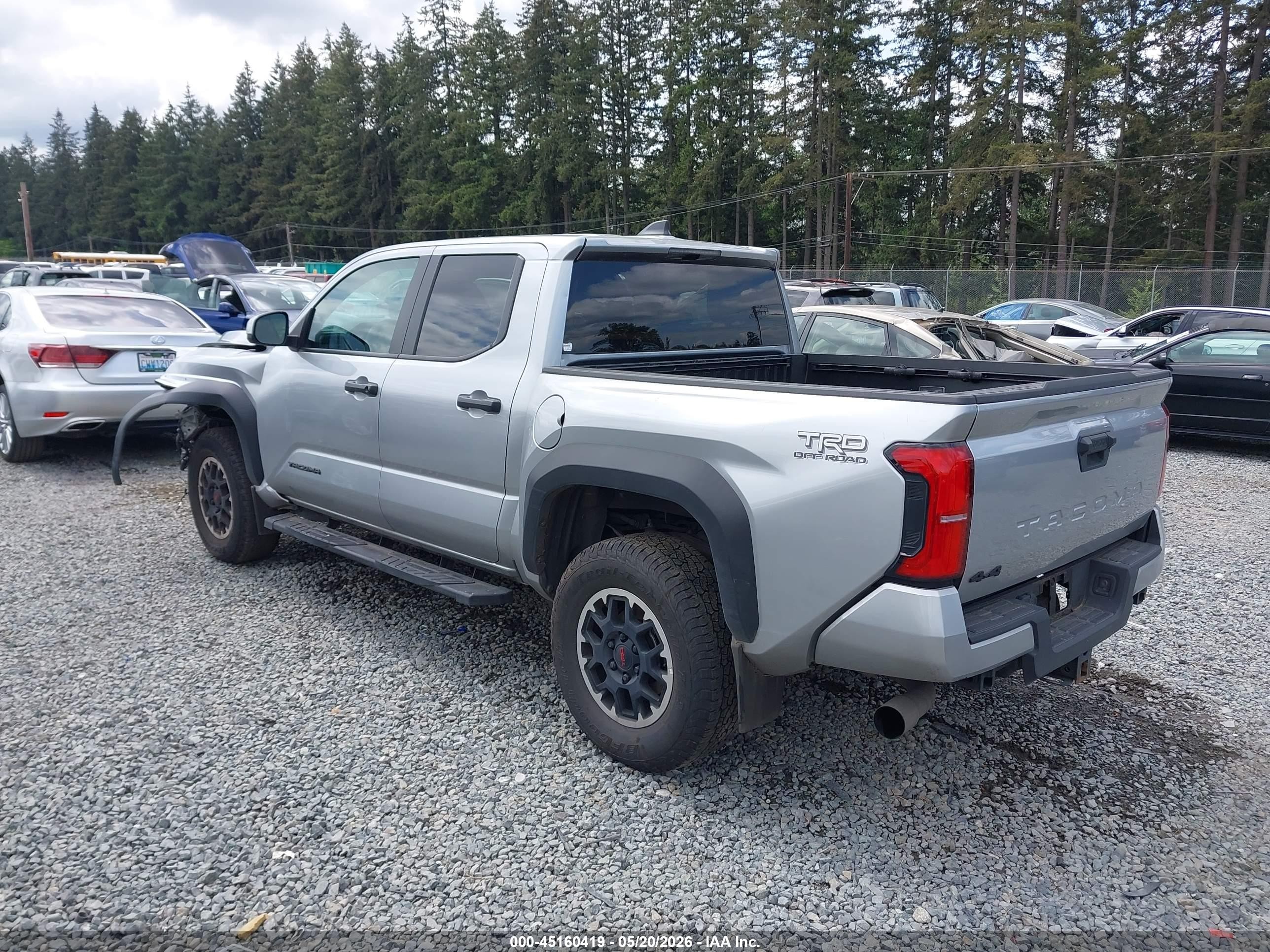 2024 Toyota Tacoma Trd Off Road Gray vin: 3TMLB5JN0RM019057