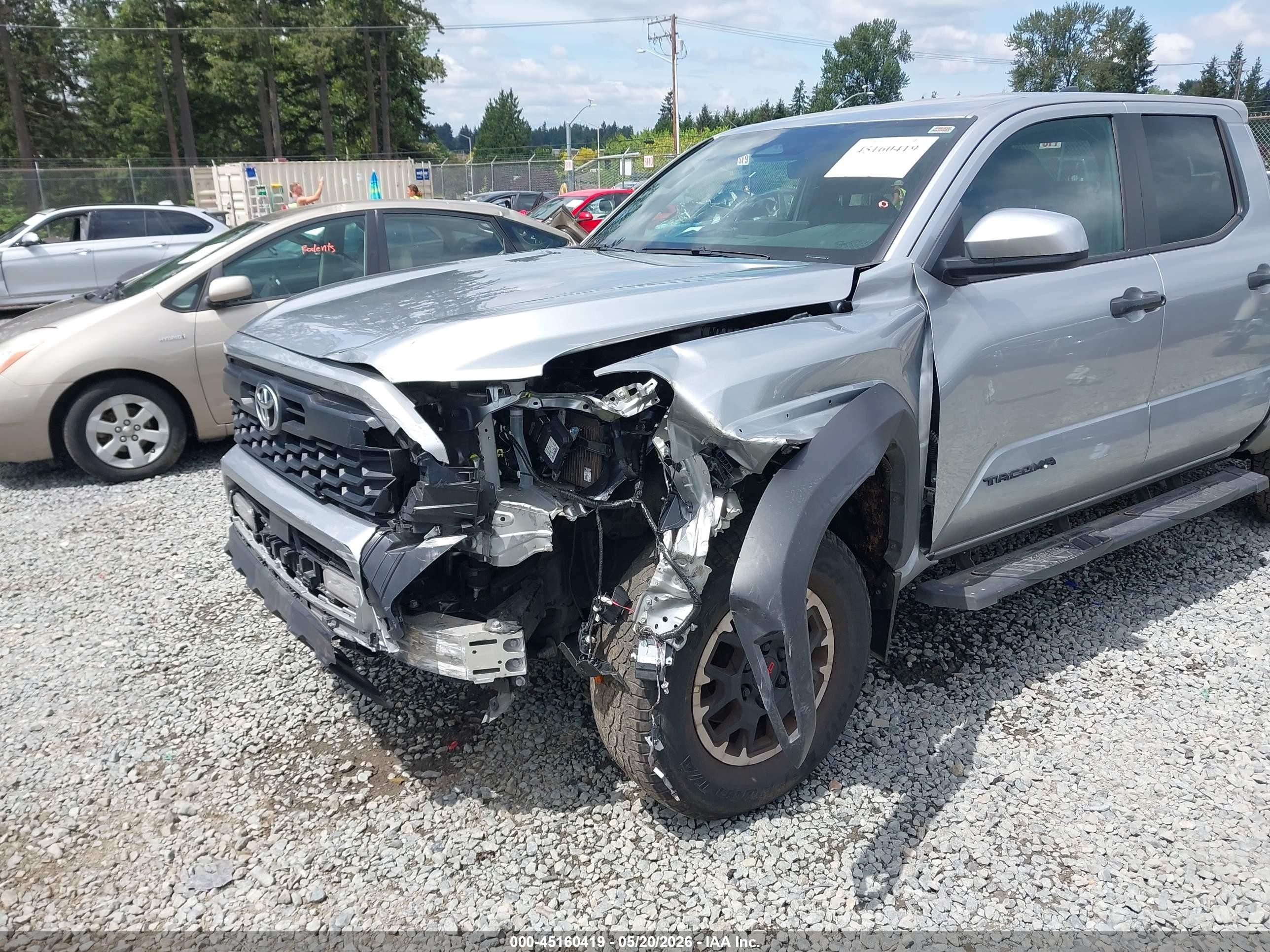 2024 Toyota Tacoma Trd Off Road Gray vin: 3TMLB5JN0RM019057