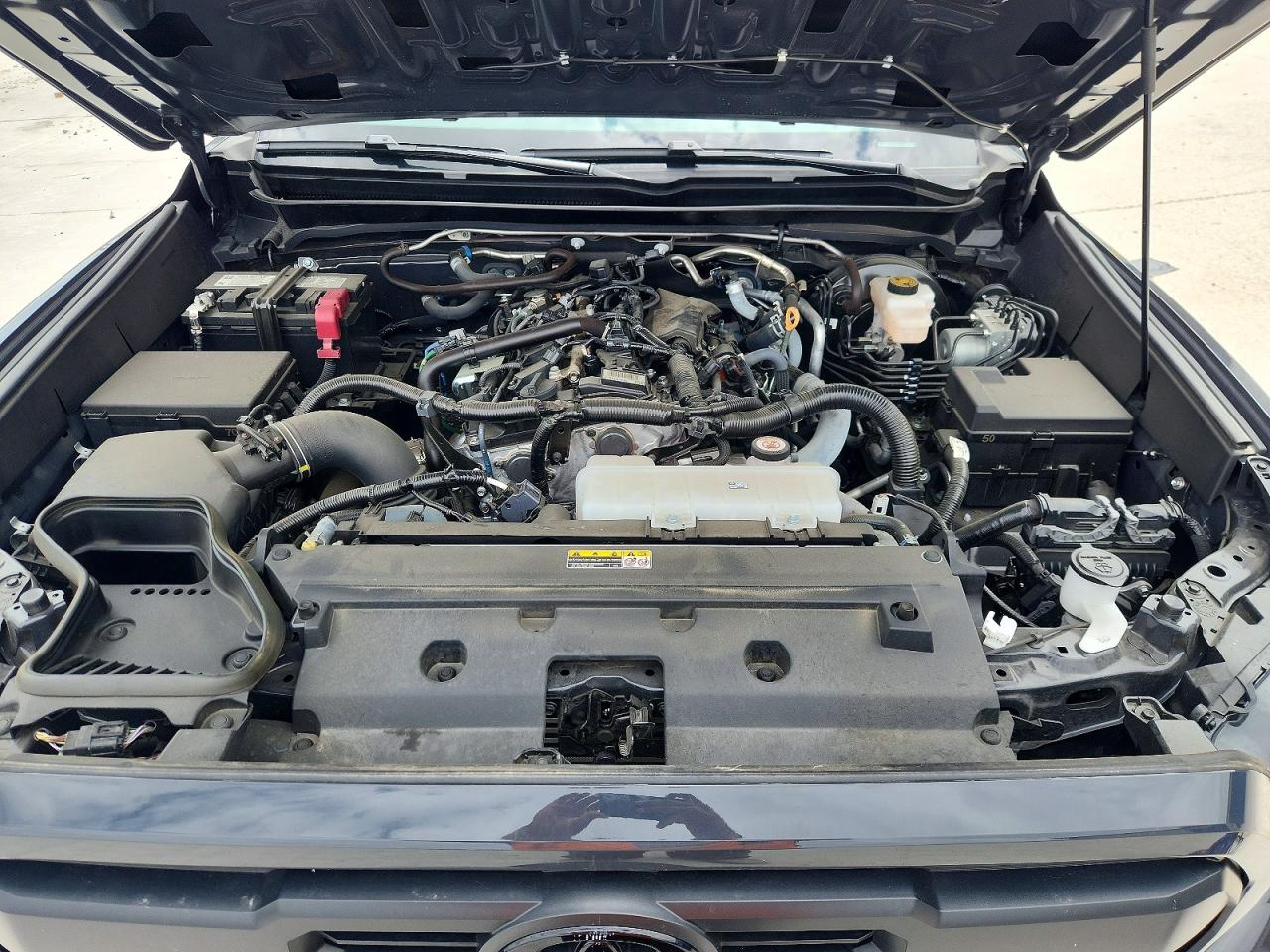2024 Toyota Tacoma Trd Sport Черный vin: 3TMLB5JN0RM078349