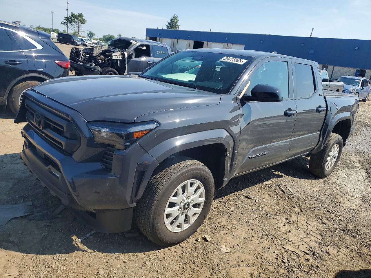 2025 Toyota Tacoma Sr5 Gray vin: 3TMLB5JN0SM157459