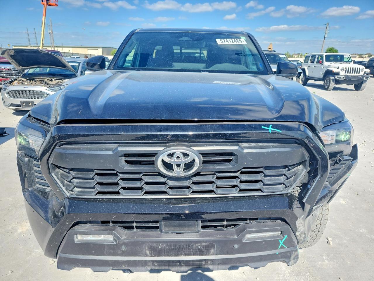 2025 Toyota Tacoma Trd Off-road Черный vin: 3TMLB5JN1SM092217
