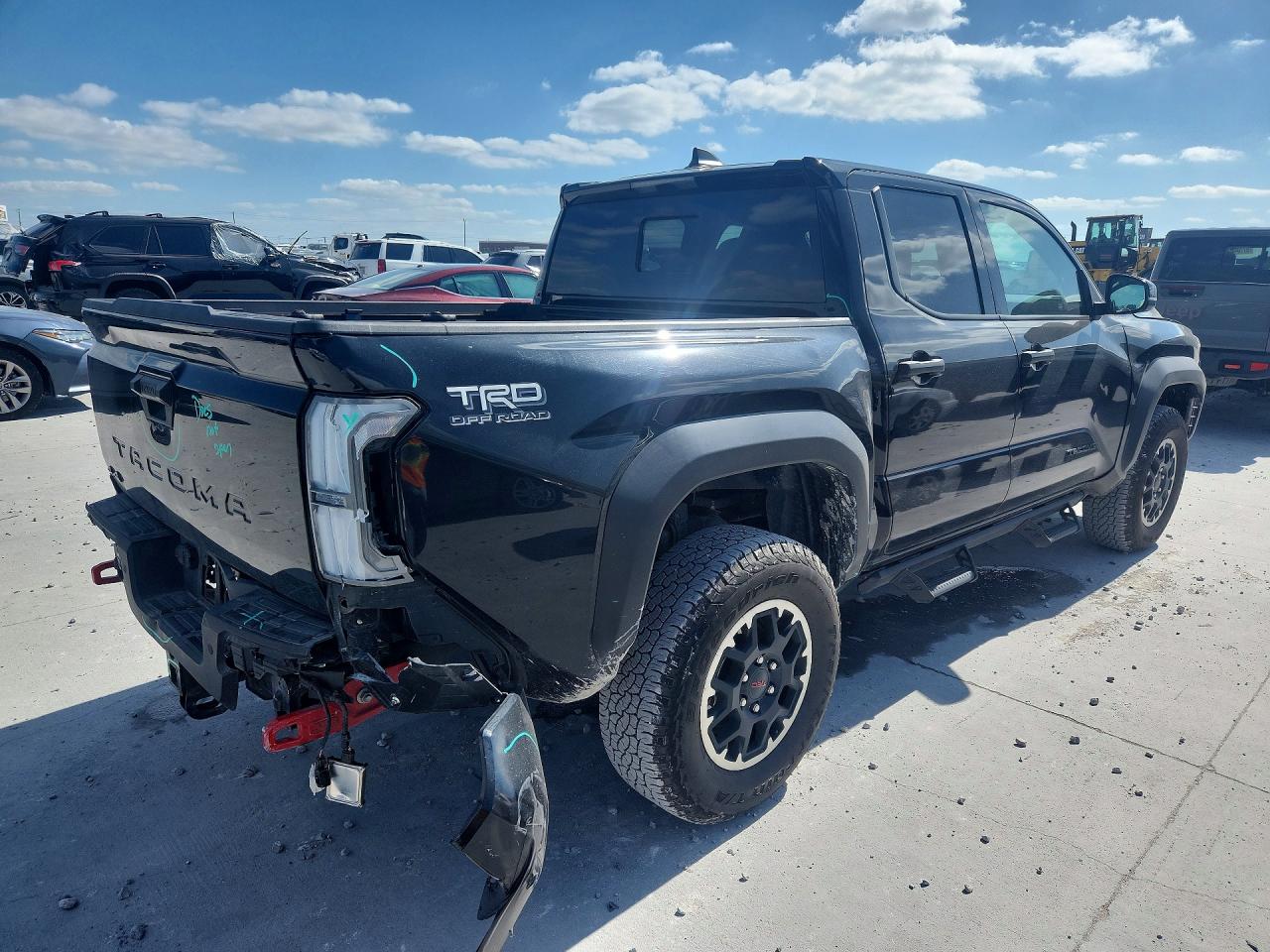 2025 Toyota Tacoma Trd Off-road Черный vin: 3TMLB5JN1SM092217