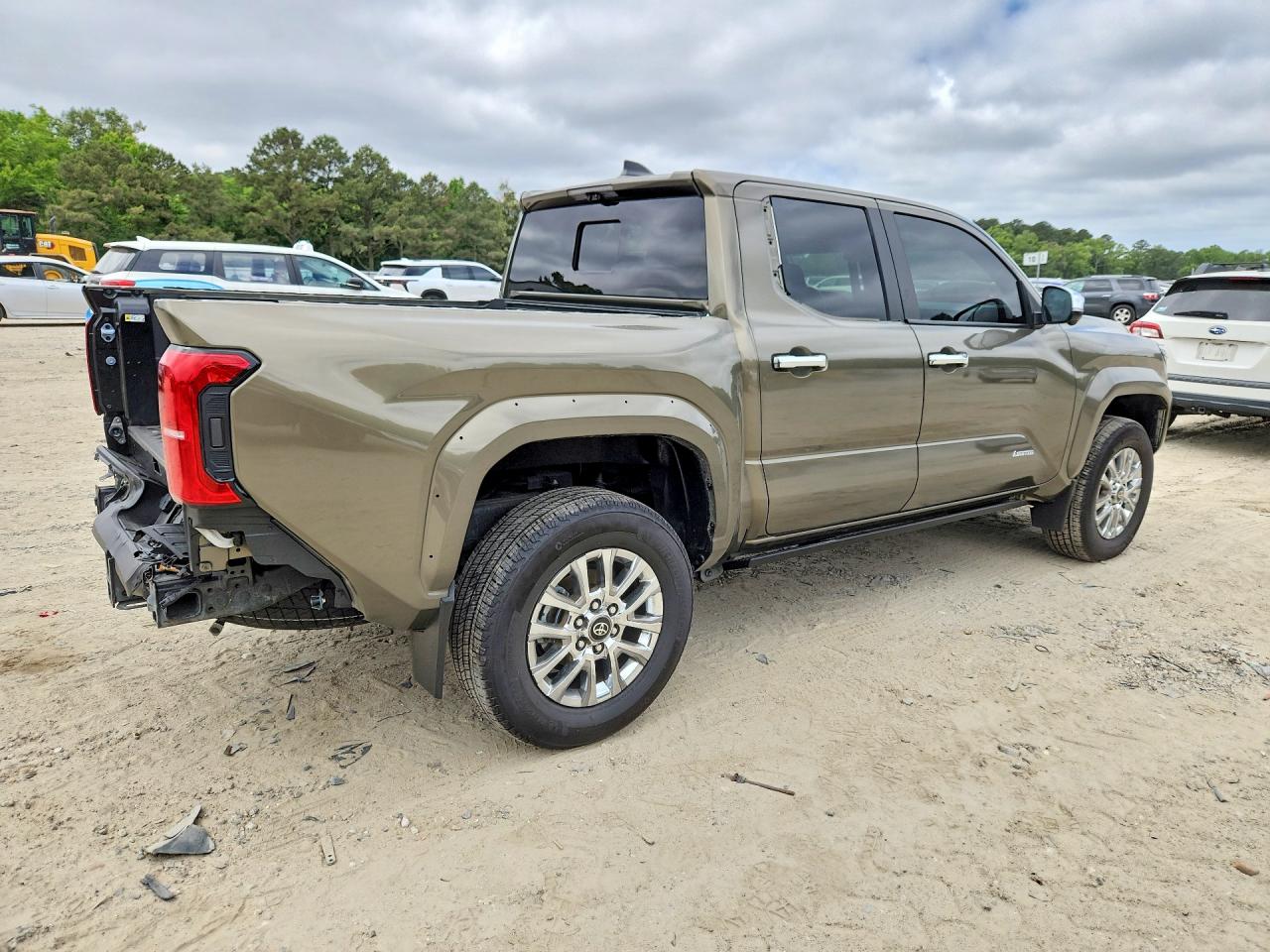 2025 Toyota Tacoma Limited Зеленый vin: 3TMLB5JN1SM108710