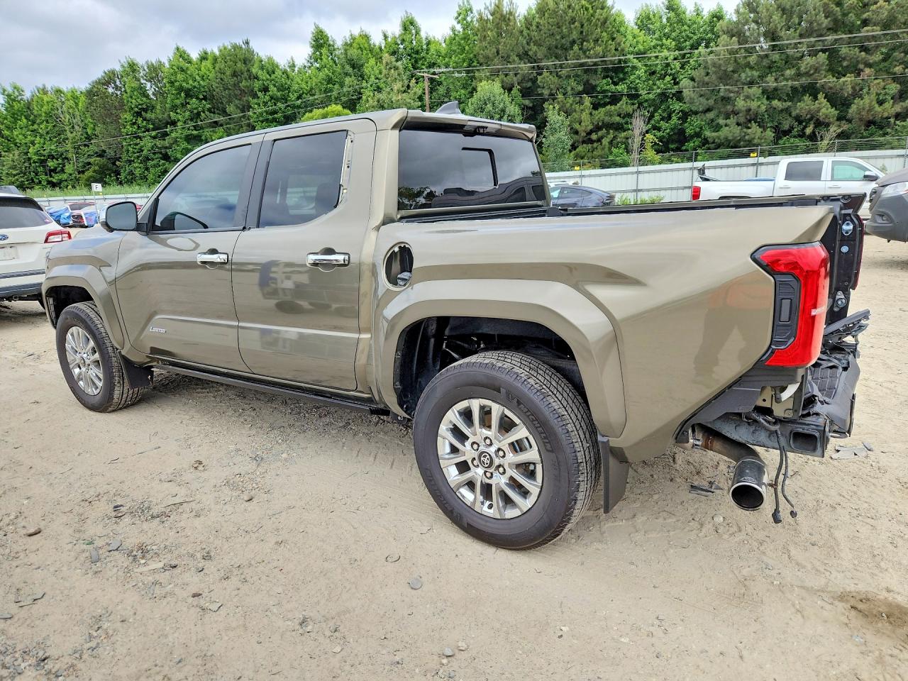 2025 Toyota Tacoma Limited Зеленый vin: 3TMLB5JN1SM108710