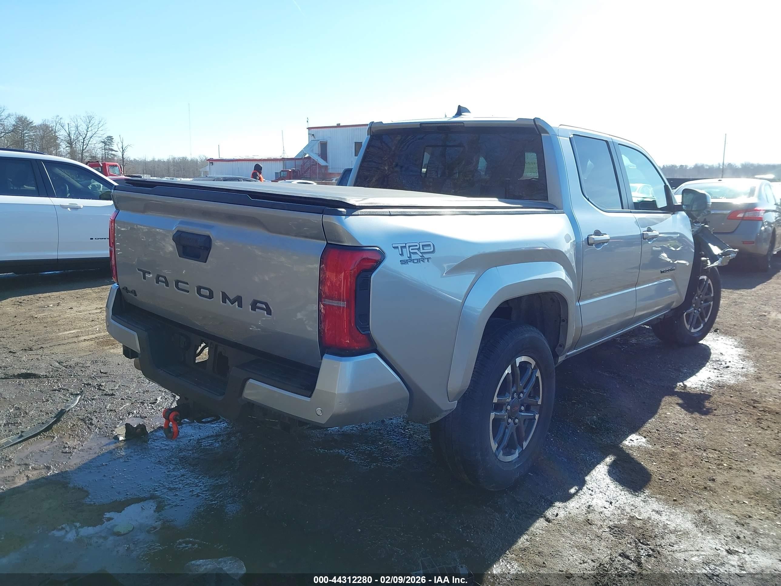 2025 Toyota Tacoma Trd Sport Красный vin: 3TMLB5JN2SM090251
