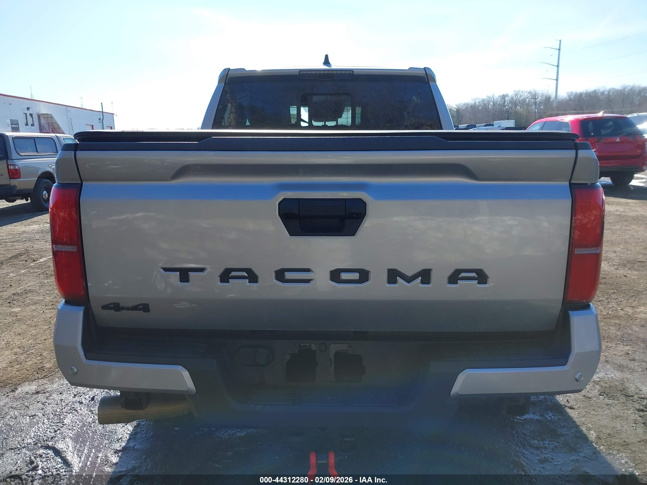 2025 Toyota Tacoma Trd Sport Красный vin: 3TMLB5JN2SM090251