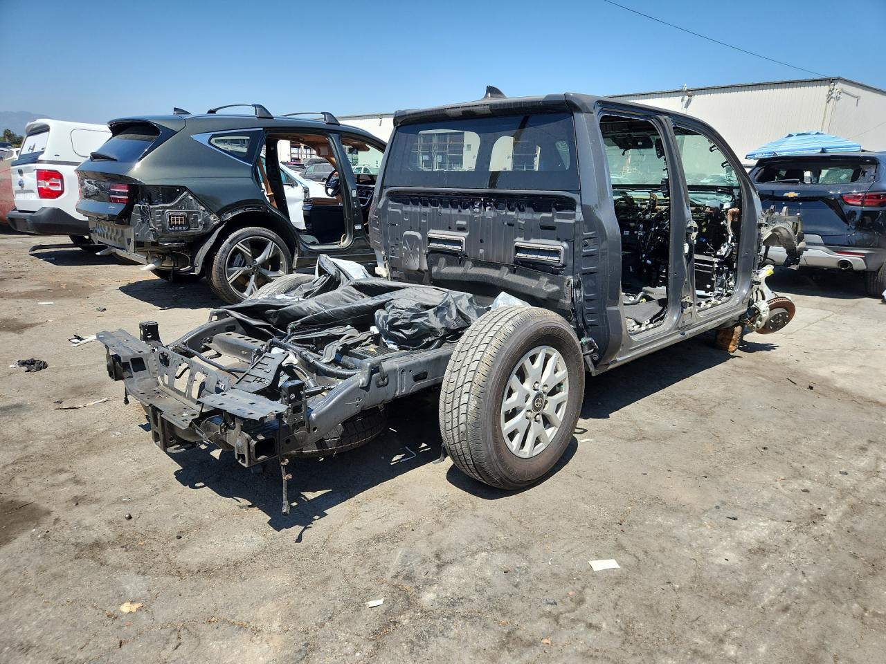 2025 Toyota Tacoma Trd Off-road Black vin: 3TMLB5JN2SM167734 Damage: Tailgate, Missing, Replacement Required