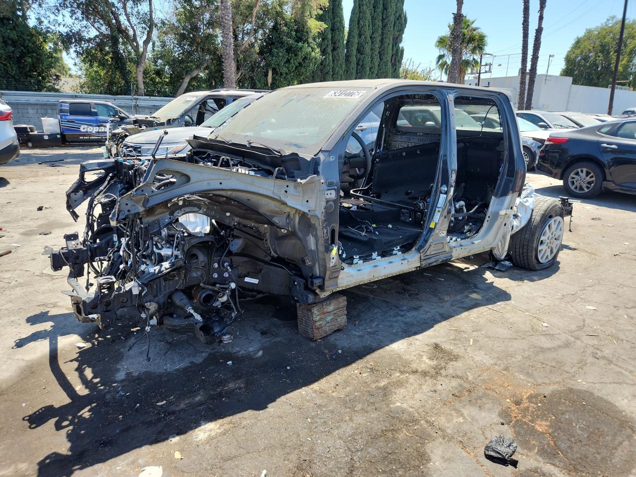 2025 Toyota Tacoma Trd Off-road Black vin: 3TMLB5JN2SM167734 Damage: Left Front Fender, Missing, Replacement Required
