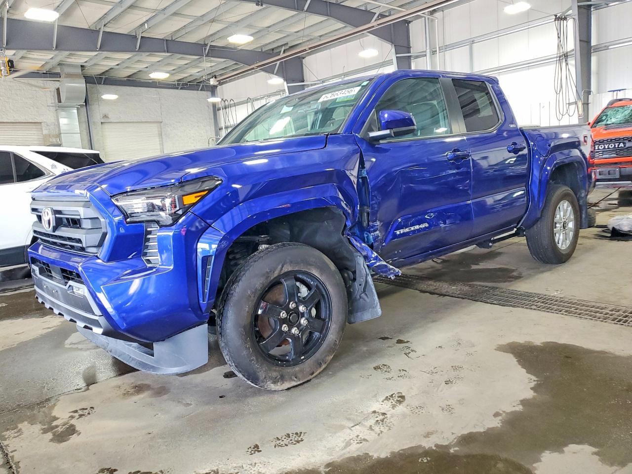 2024 Toyota Tacoma Sr5 Blue vin: 3TMLB5JN4RM020017