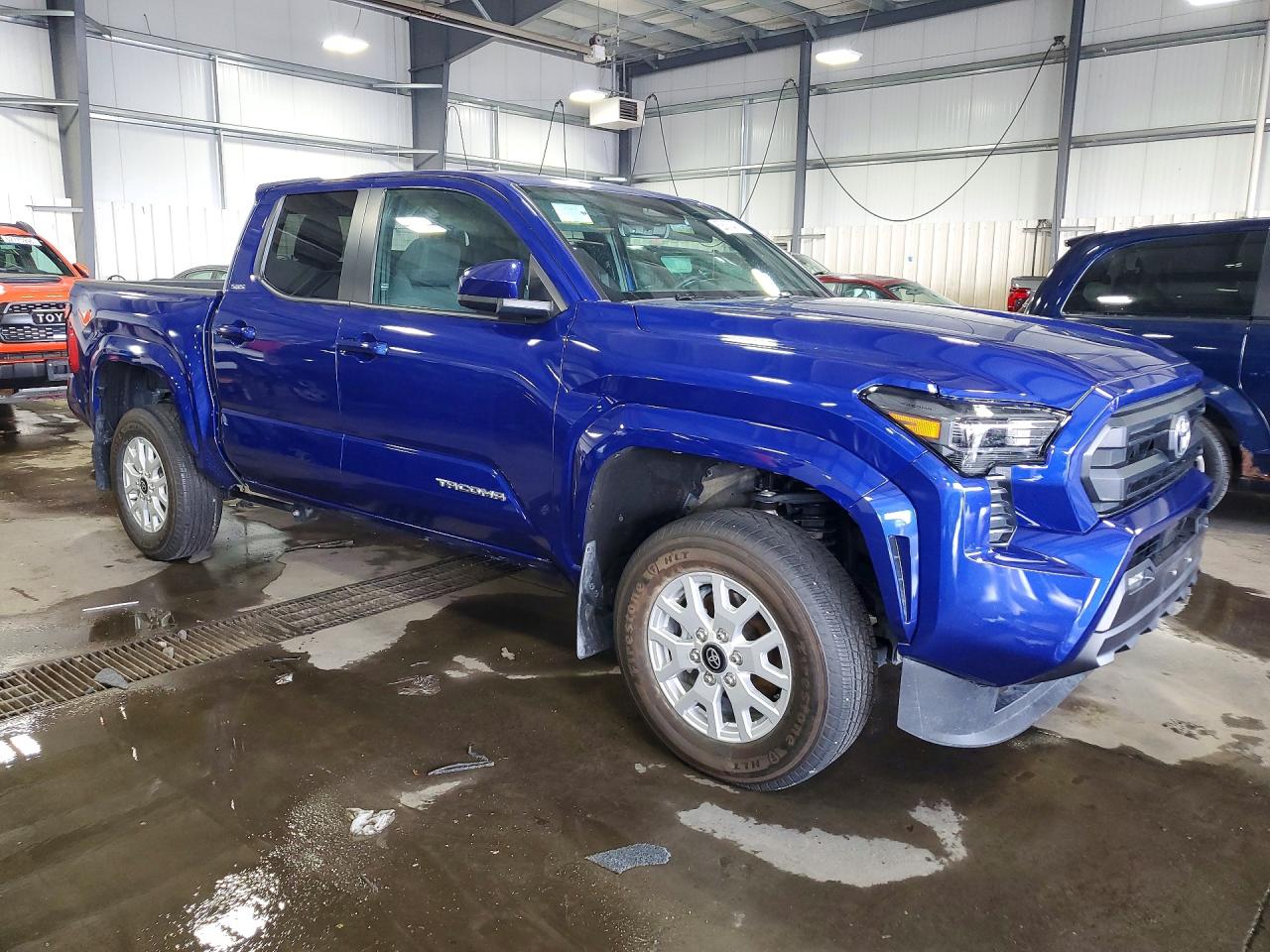 2024 Toyota Tacoma Sr5 Blue vin: 3TMLB5JN4RM020017