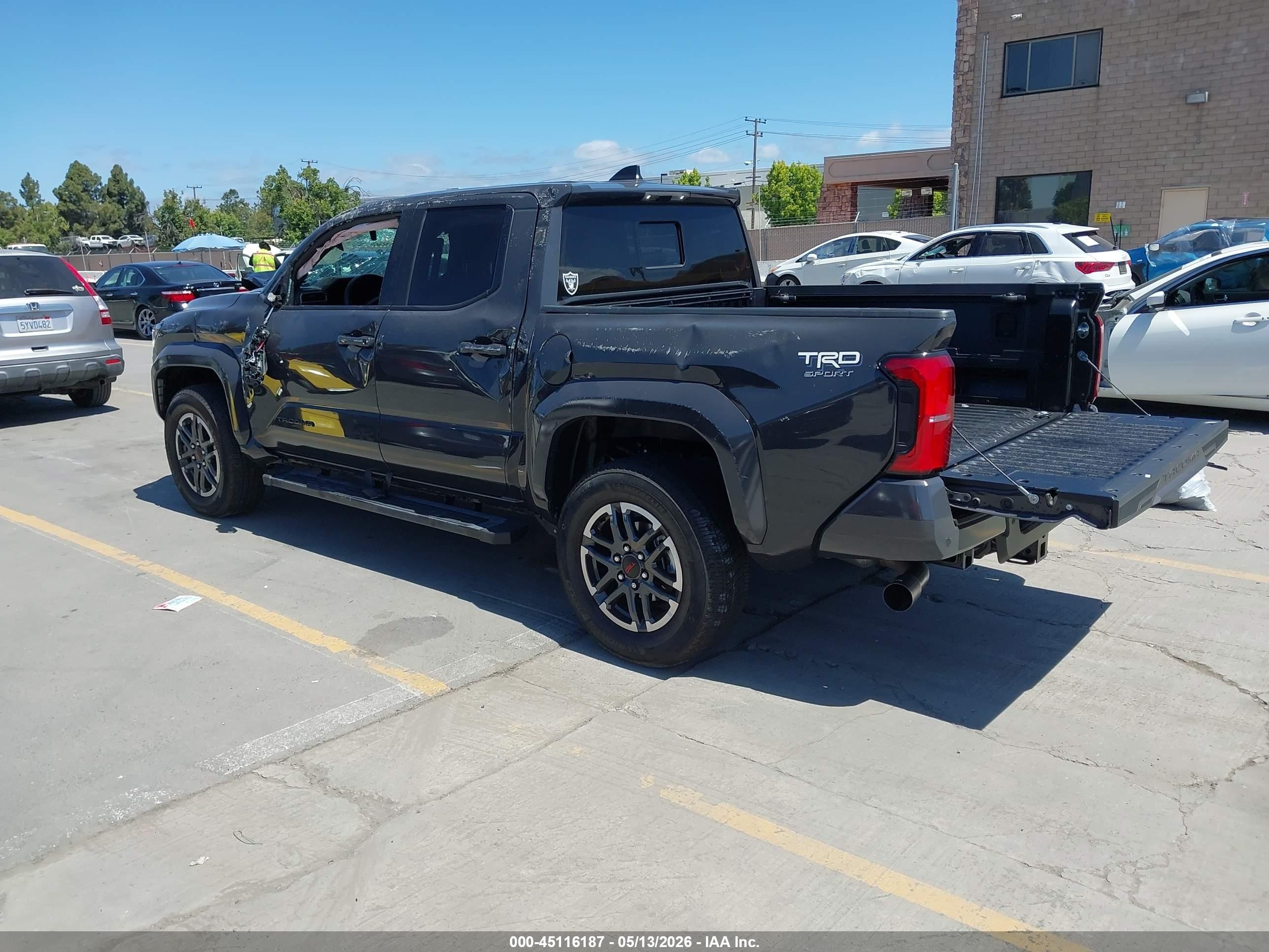 2024 Toyota Tacoma Trd Sport Серый vin: 3TMLB5JN5RM078587