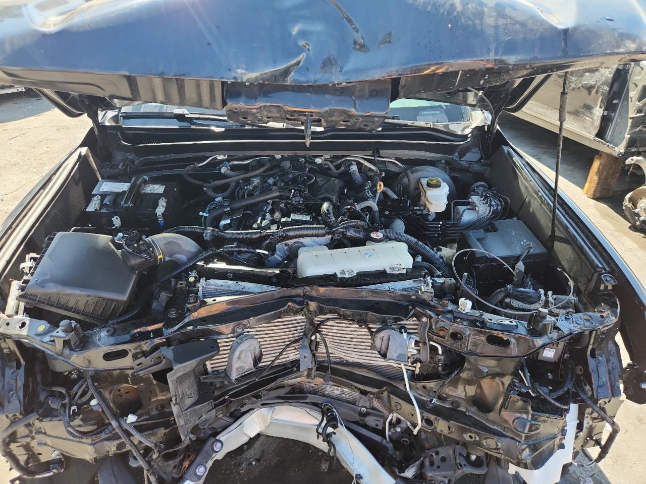 2024 Toyota Tacoma Sr5 Gray vin: 3TMLB5JN6RM042701 Damage: Front Bumper Reinforcement, Broken, Replacement Required