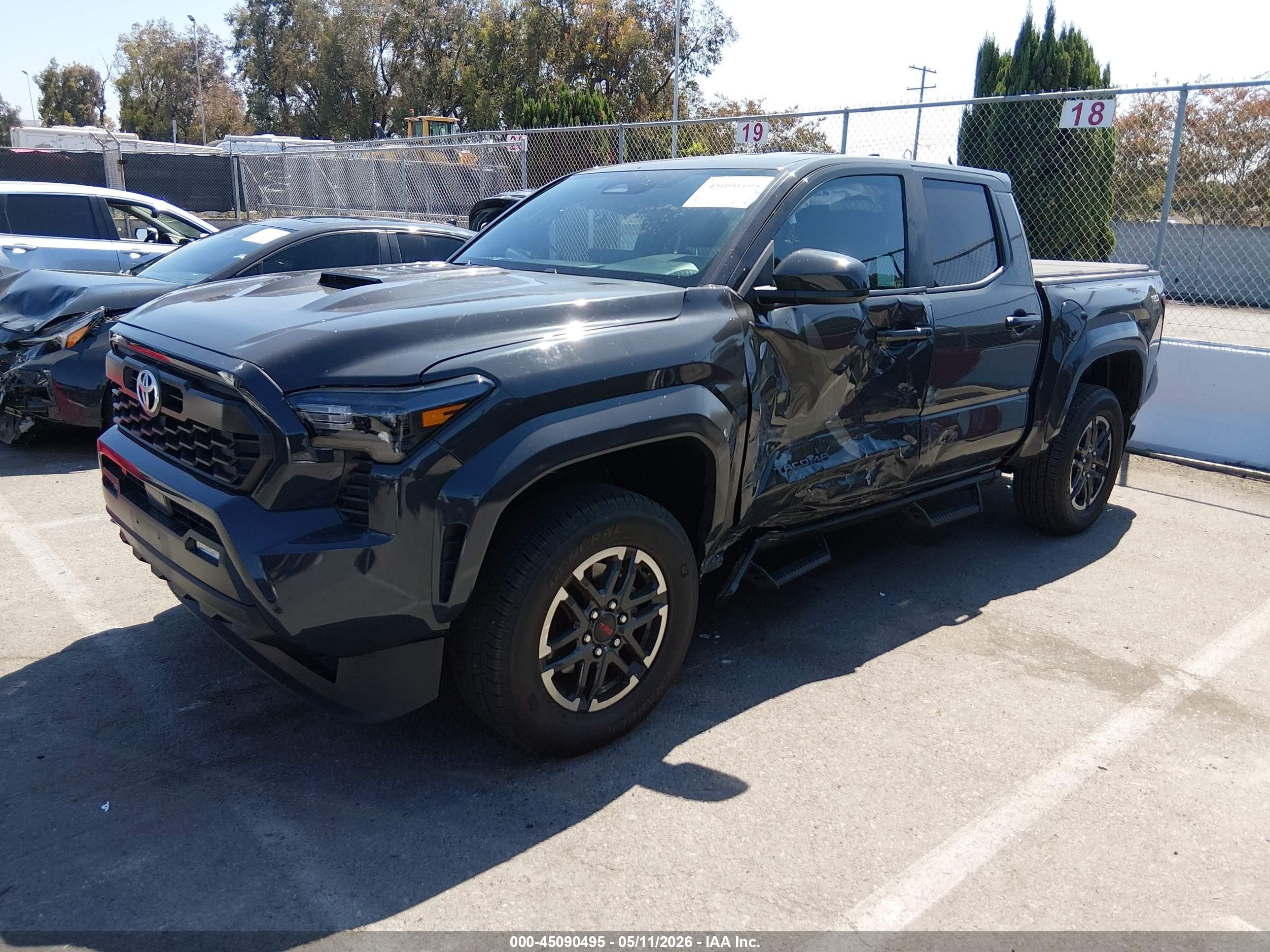 2024 Toyota Tacoma Trd Sport Серый vin: 3TMLB5JN6RM076606