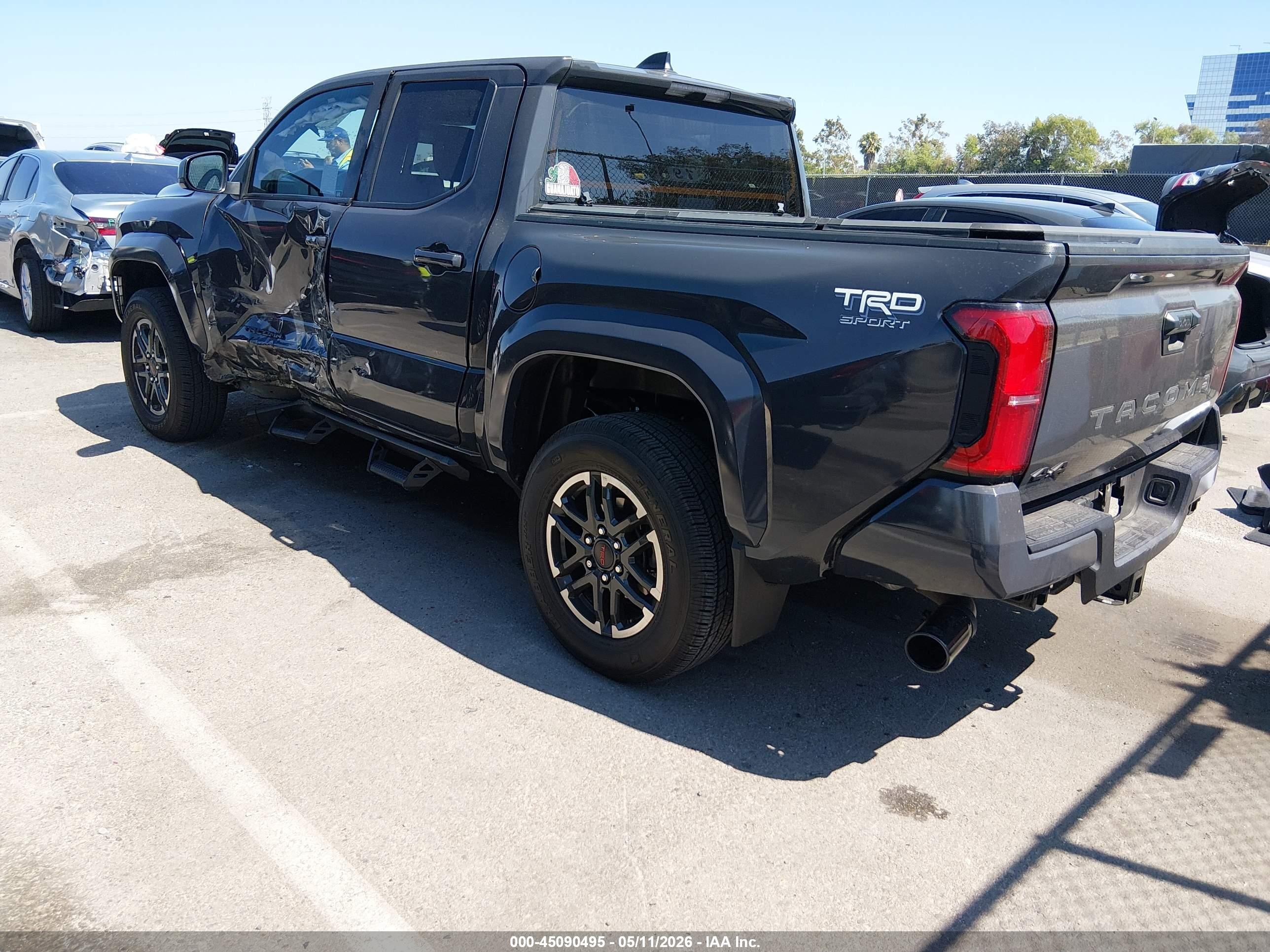 2024 Toyota Tacoma Trd Sport Серый vin: 3TMLB5JN6RM076606