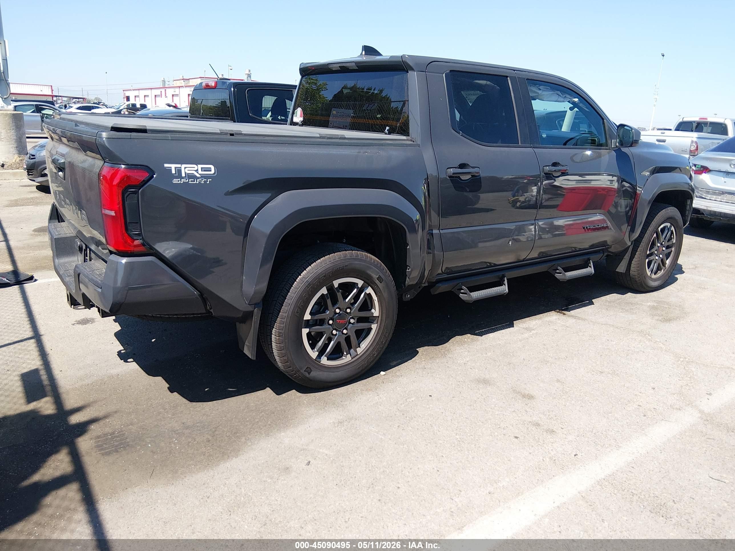 2024 Toyota Tacoma Trd Sport Серый vin: 3TMLB5JN6RM076606