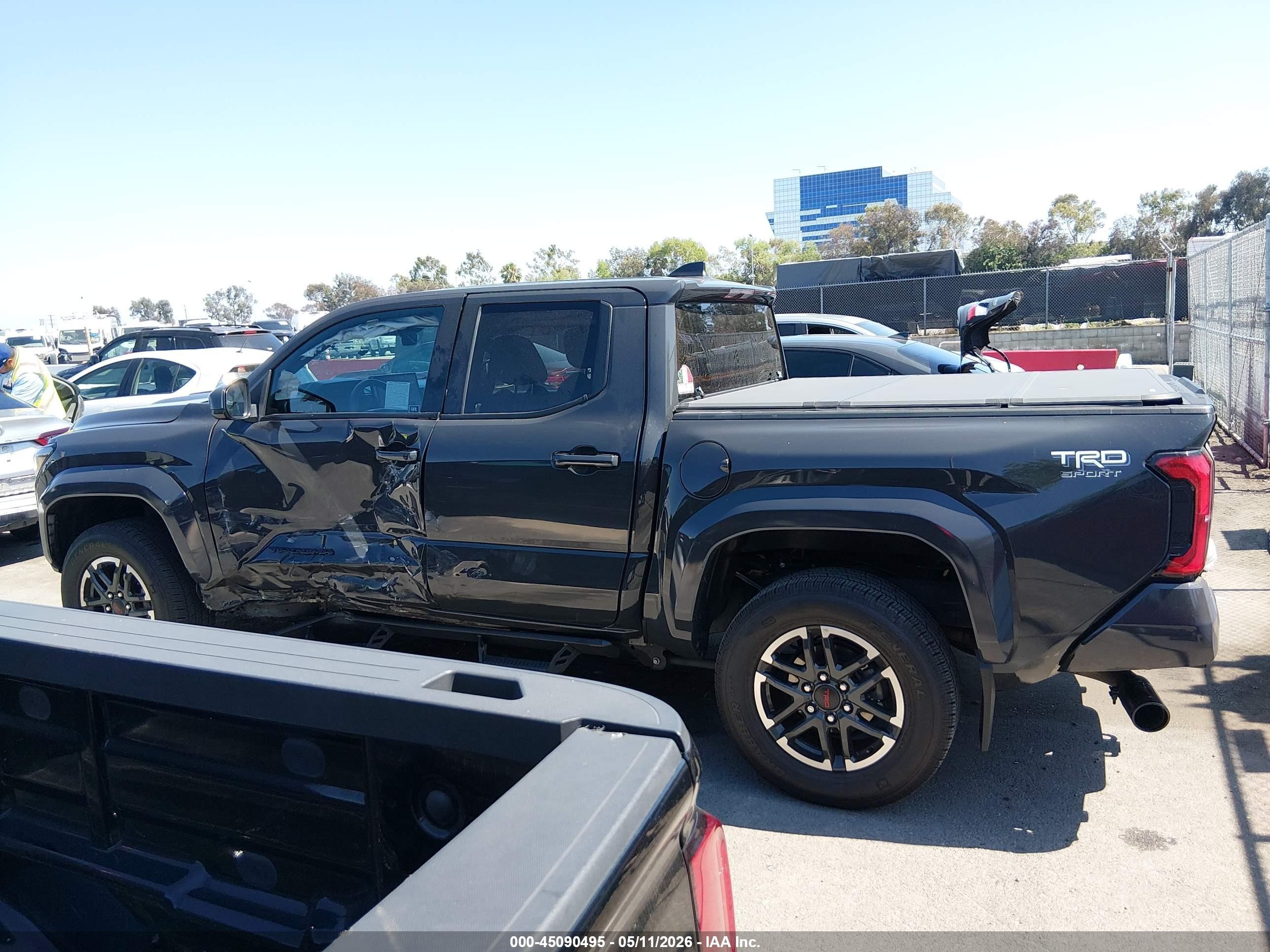 2024 Toyota Tacoma Trd Sport Серый vin: 3TMLB5JN6RM076606