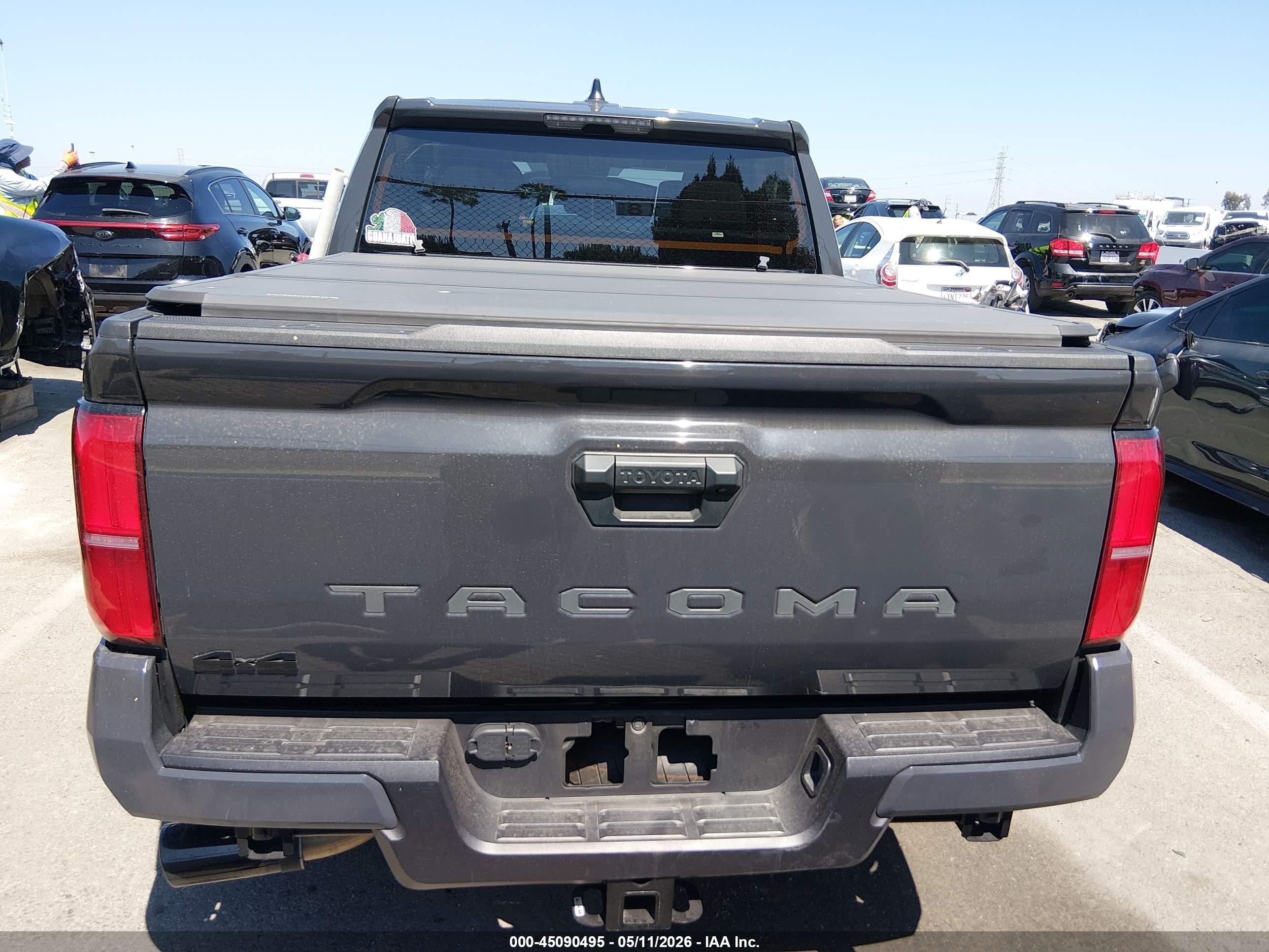 2024 Toyota Tacoma Trd Sport Серый vin: 3TMLB5JN6RM076606