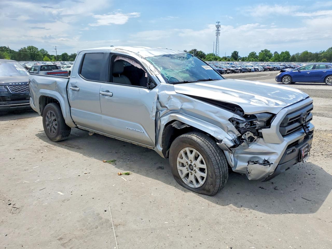 2025 Toyota Tacoma Sr5 Silver vin: 3TMLB5JN7SM181774