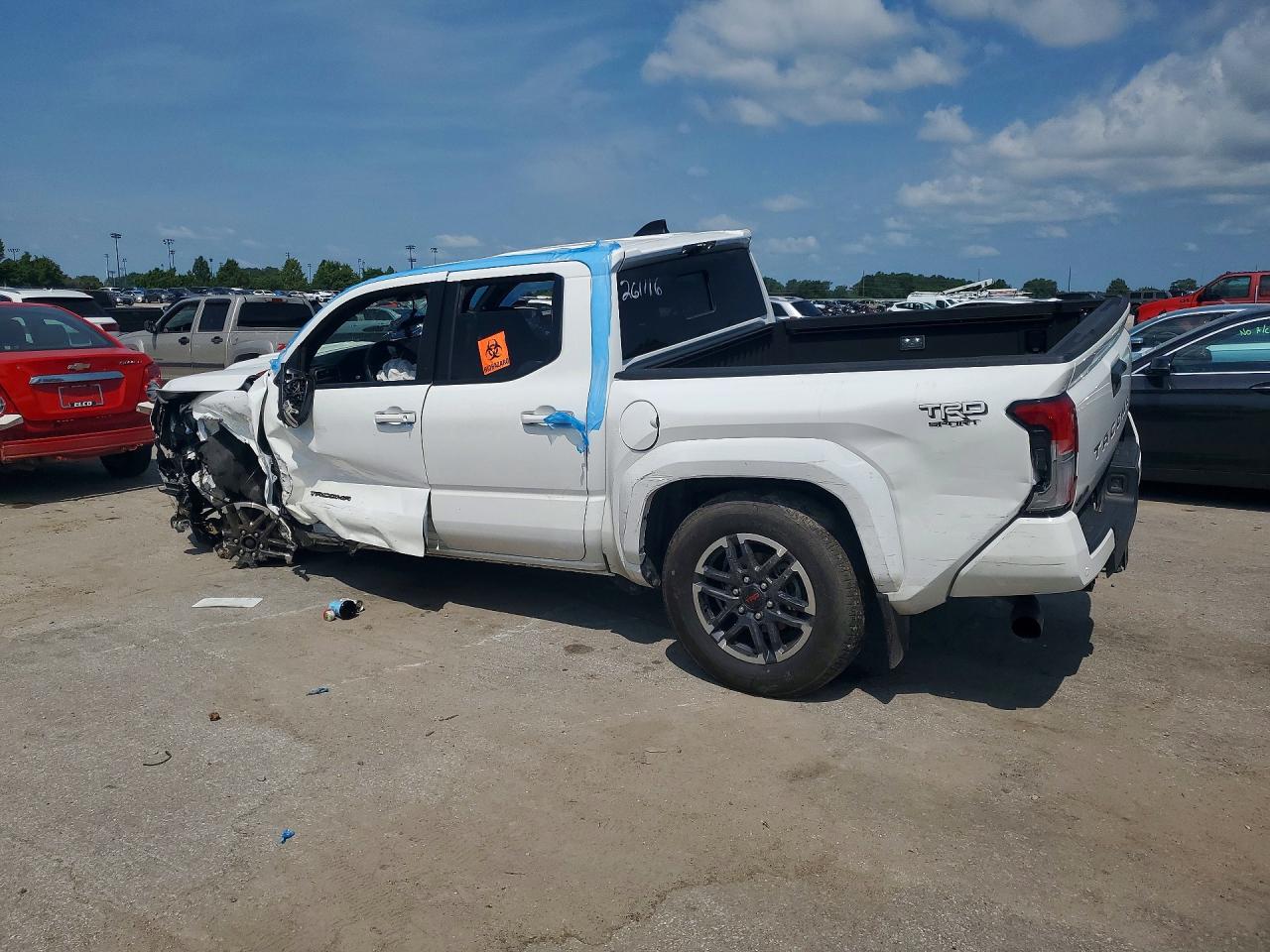 2024 Toyota Tacoma Trd Sport Белый vin: 3TMLB5JN8RM066112