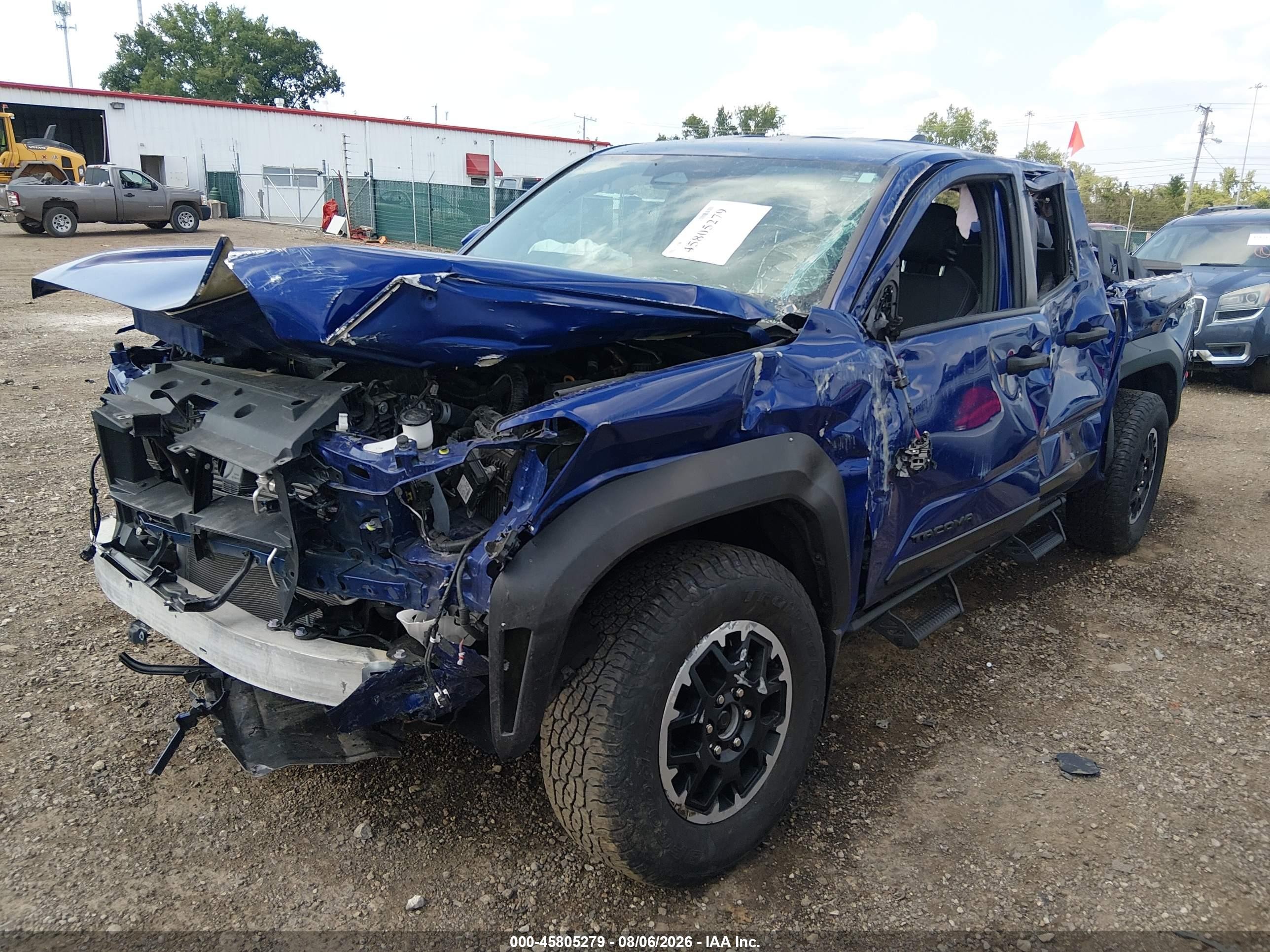 2024 Toyota Tacoma Trd Off Road Blue vin: 3TMLB5JNXRM087155