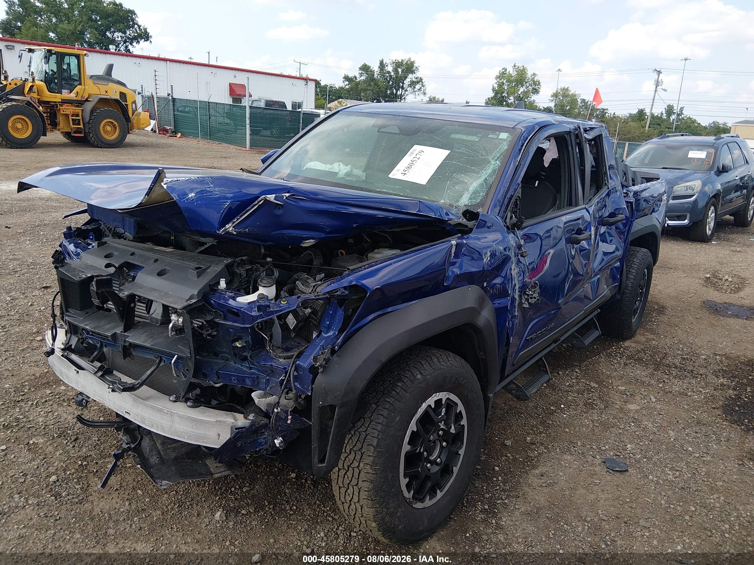2024 Toyota Tacoma Trd Off Road Blue vin: 3TMLB5JNXRM087155