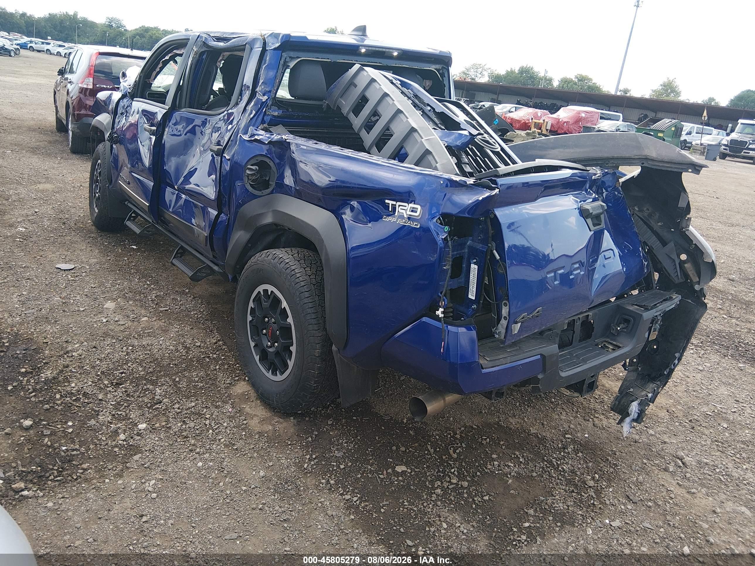2024 Toyota Tacoma Trd Off Road Blue vin: 3TMLB5JNXRM087155