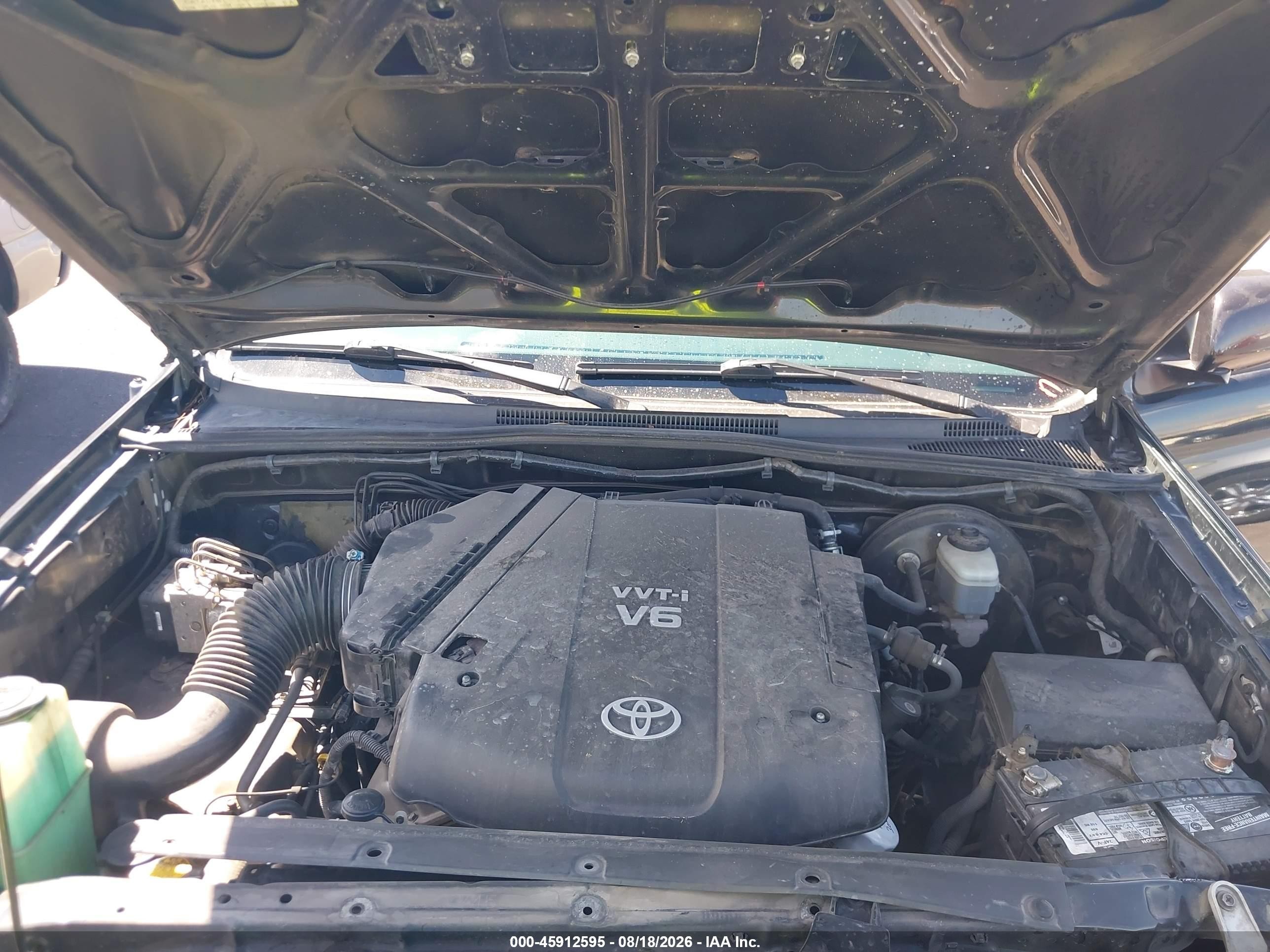 2006 Toyota Tacoma Base V6 Black vin: 3TMLU42N06M007019