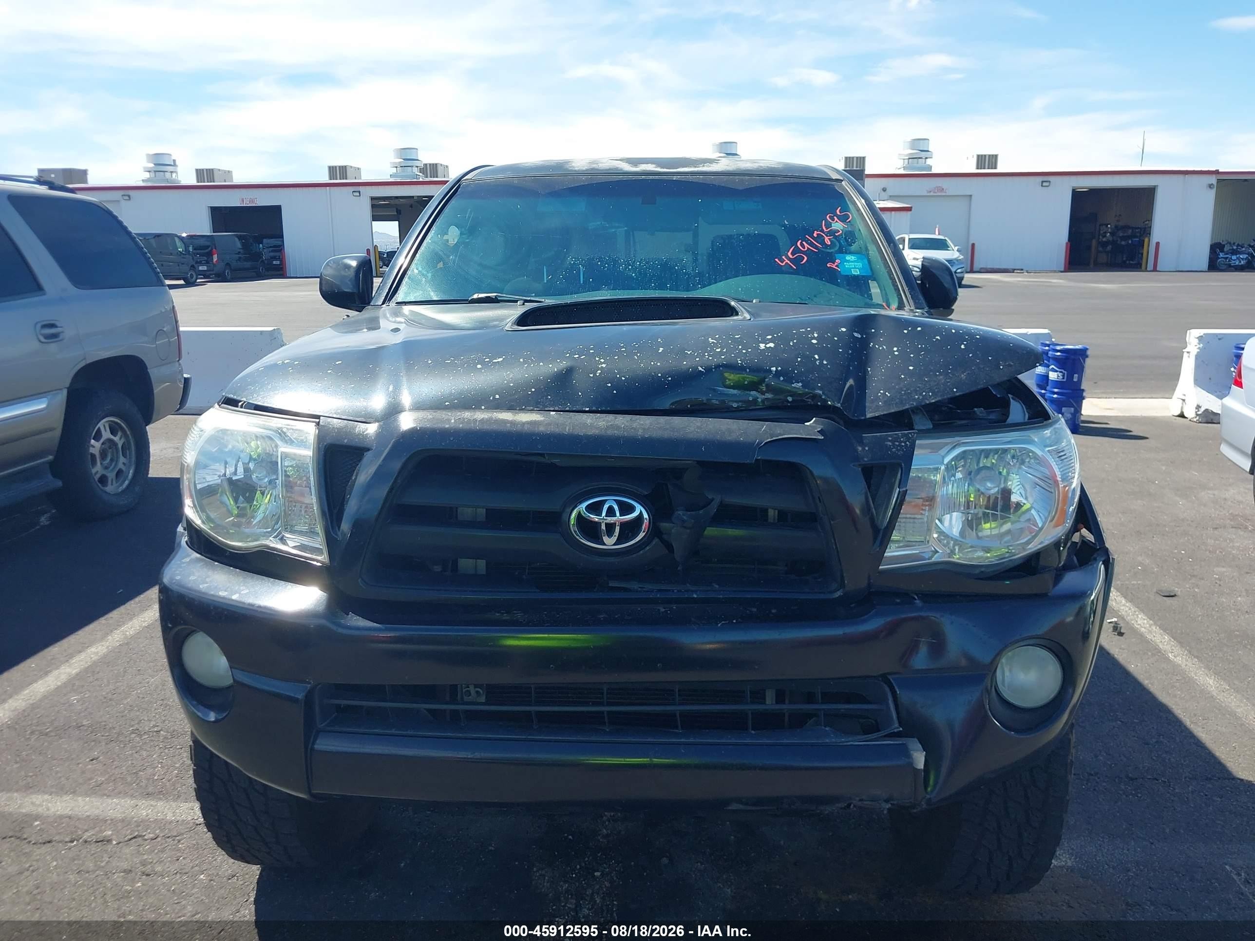 2006 Toyota Tacoma Base V6 Black vin: 3TMLU42N06M007019