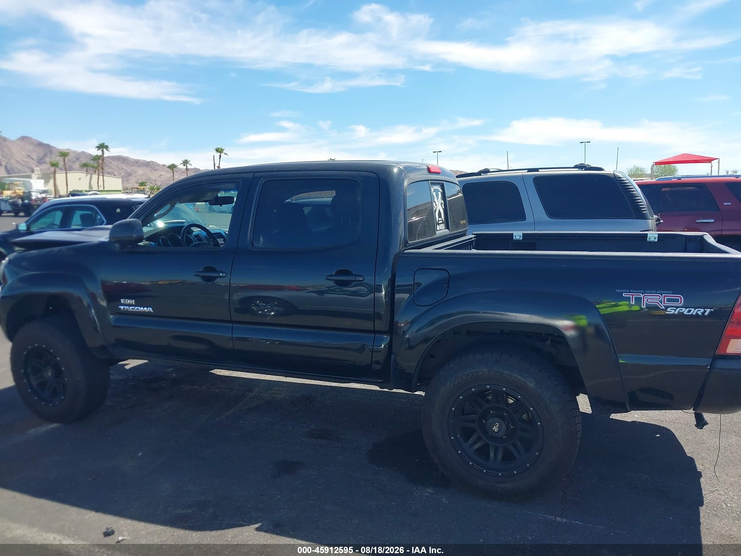 2006 Toyota Tacoma Base V6 Black vin: 3TMLU42N06M007019