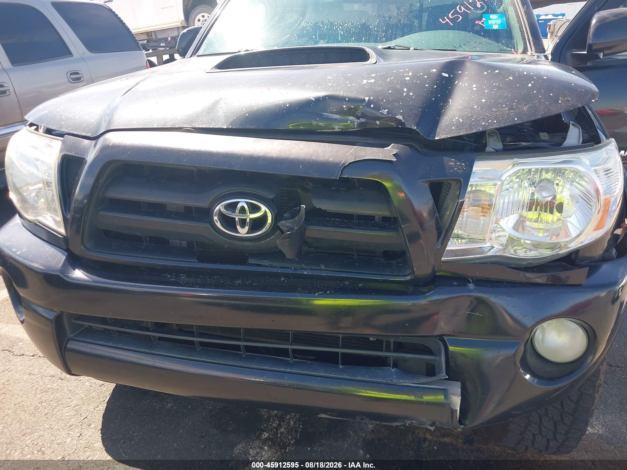 2006 Toyota Tacoma Base V6 Black vin: 3TMLU42N06M007019