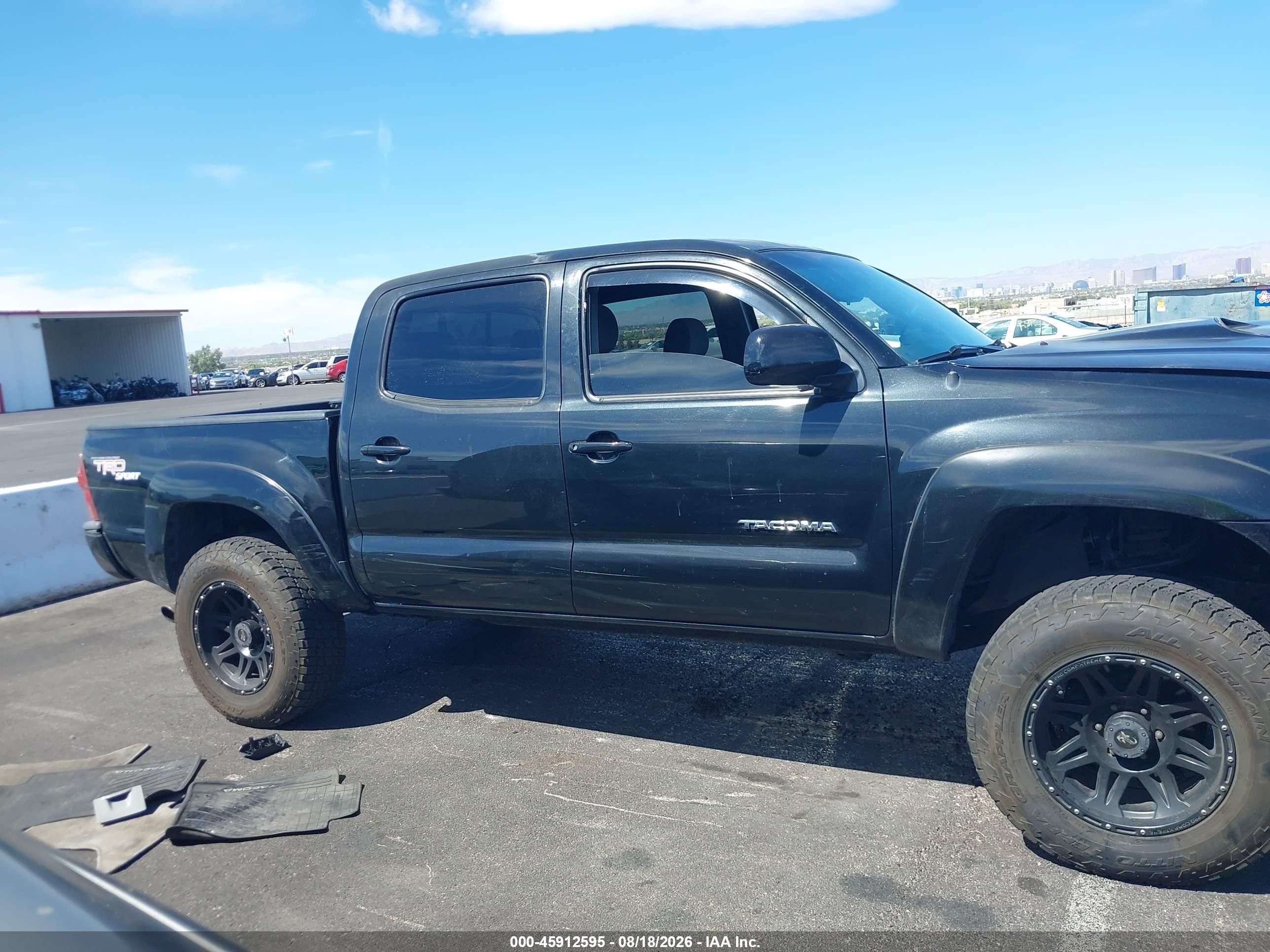 2006 Toyota Tacoma Base V6 Black vin: 3TMLU42N06M007019