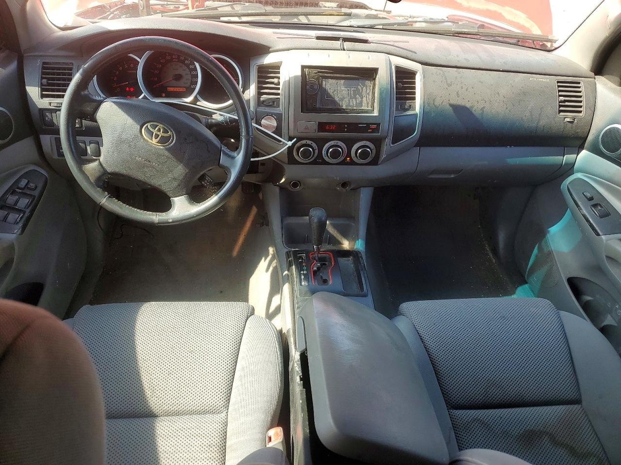 2008 Toyota Tacoma V6 Red vin: 3TMLU42N08M014636