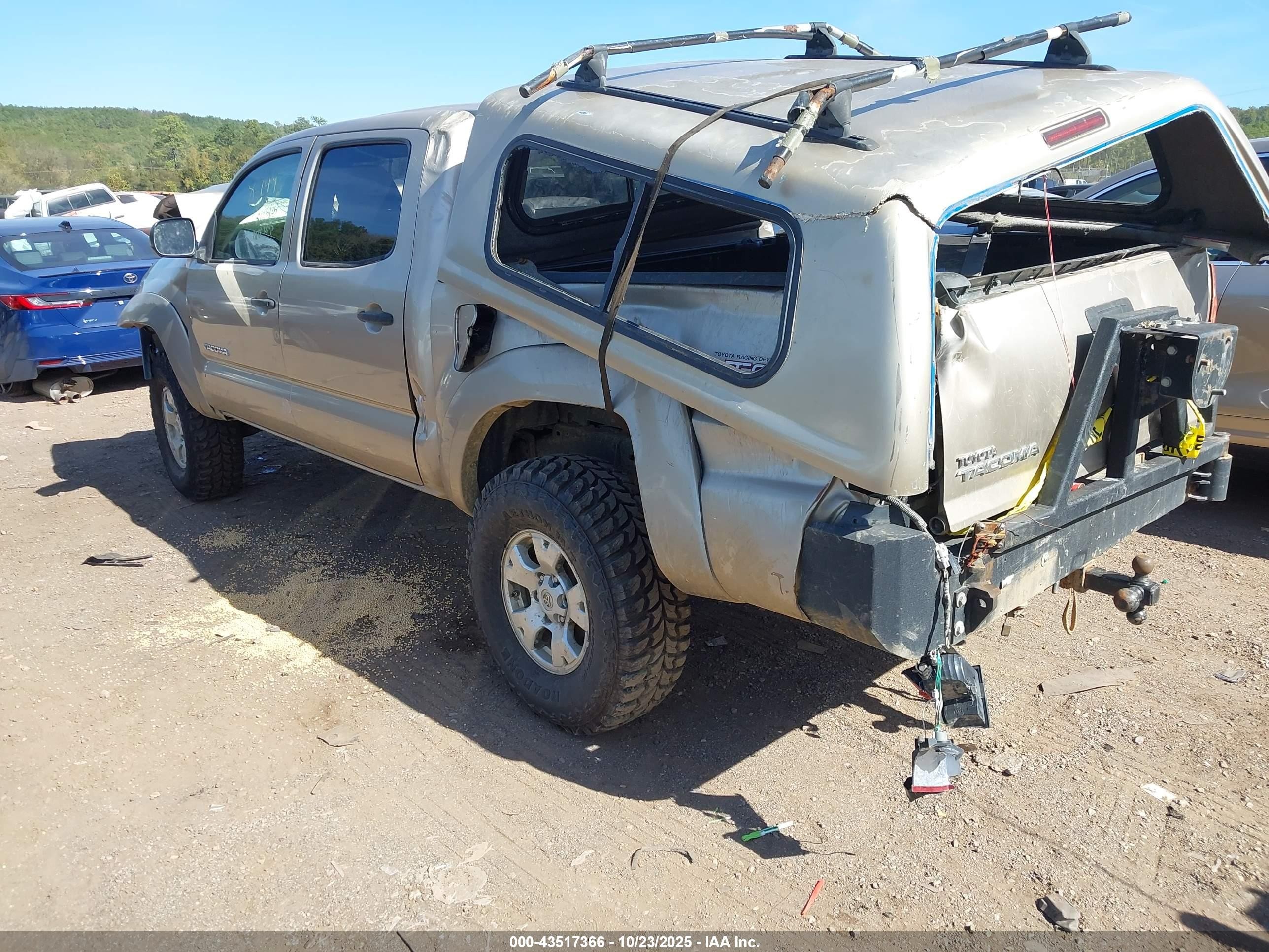 2008 Toyota Tacoma Base V6 Silver vin: 3TMLU42N08M018749