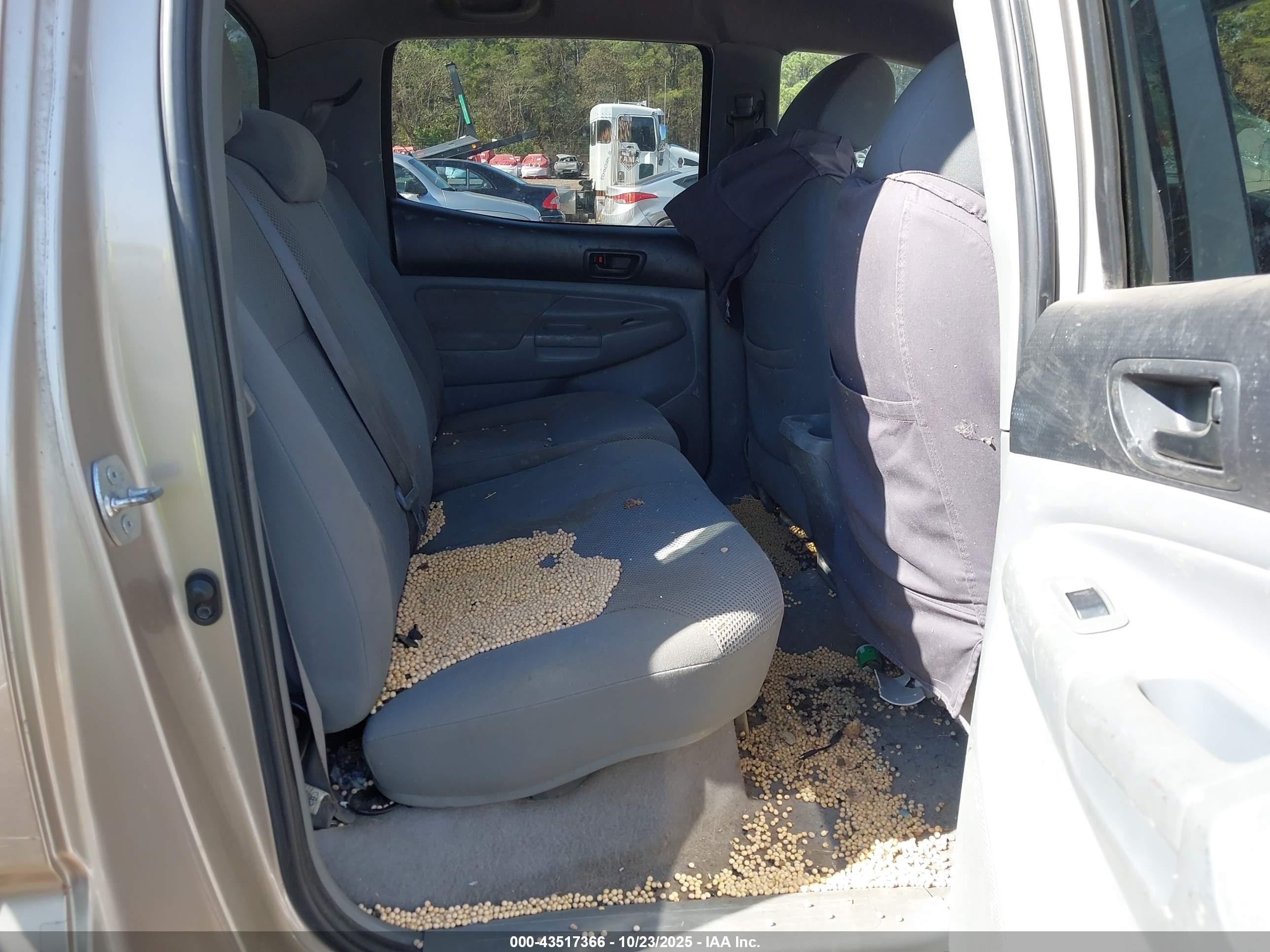 2008 Toyota Tacoma Base V6 Silver vin: 3TMLU42N08M018749