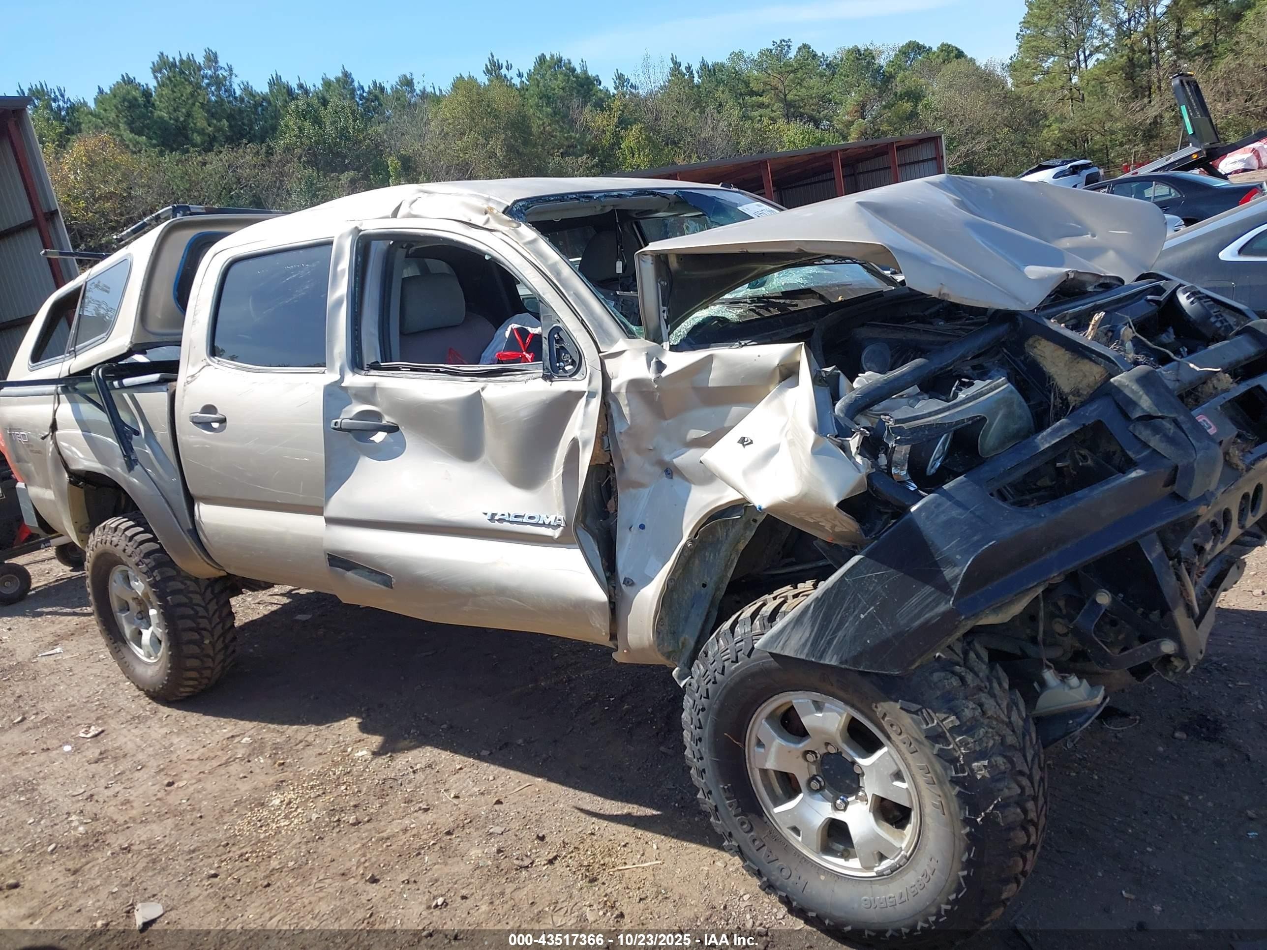 2008 Toyota Tacoma Base V6 Silver vin: 3TMLU42N08M018749