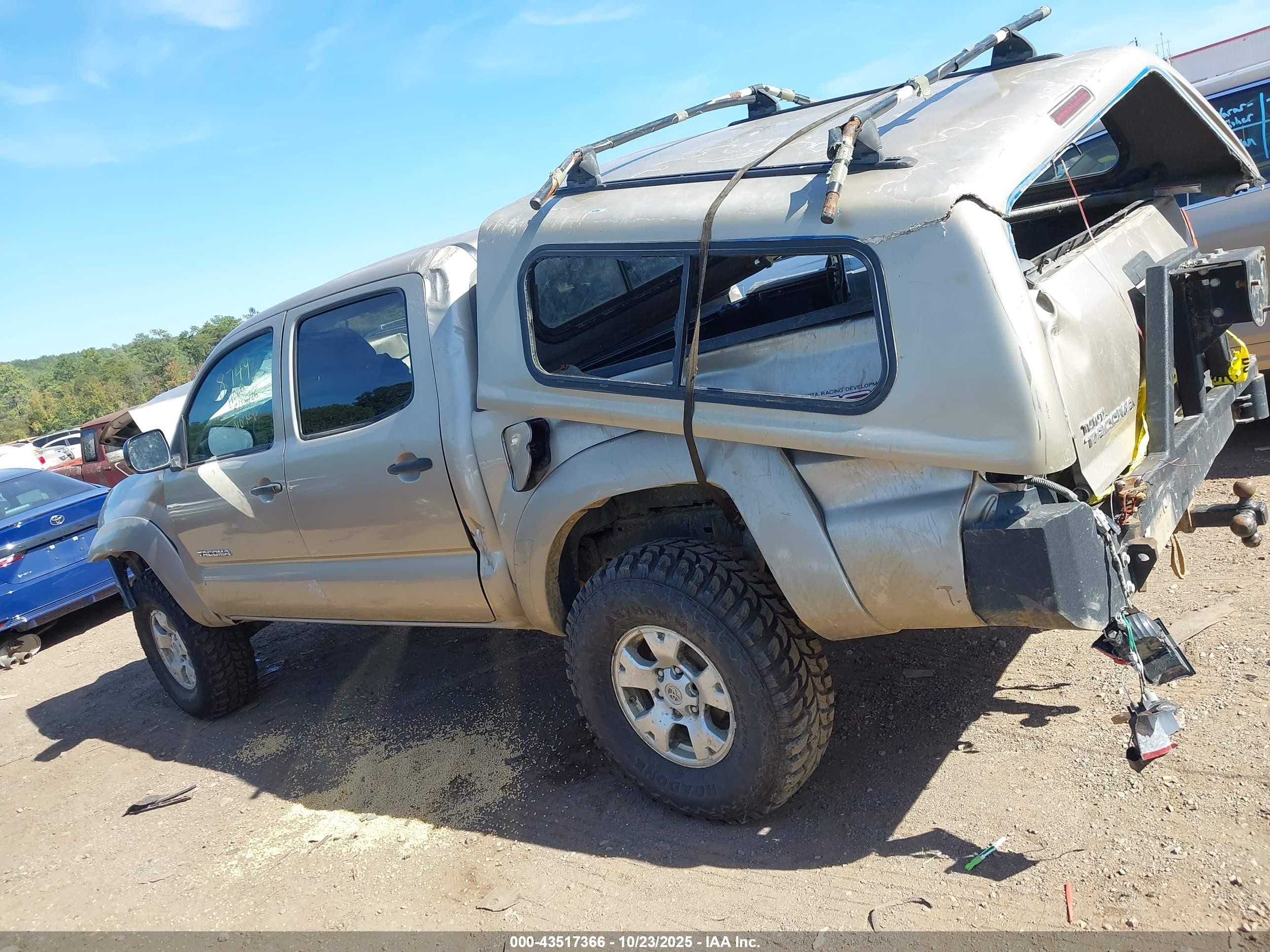 2008 Toyota Tacoma Base V6 Silver vin: 3TMLU42N08M018749