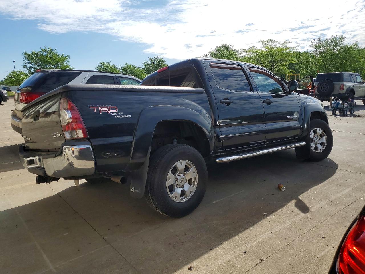 2009 Toyota Tacoma Double Cab Black vin: 3TMLU42N09M028022