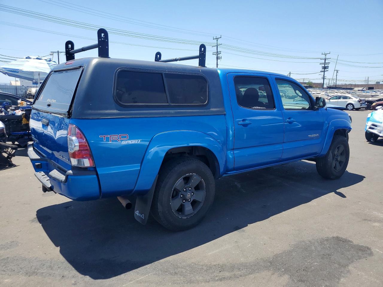 2009 Toyota Tacoma Double Cab Blue vin: 3TMLU42N09M028974