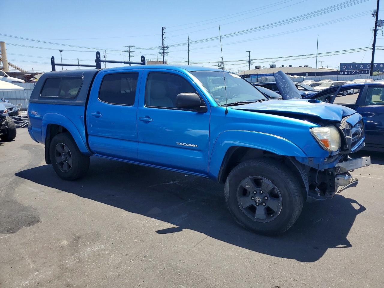 2009 Toyota Tacoma Double Cab Blue vin: 3TMLU42N09M028974