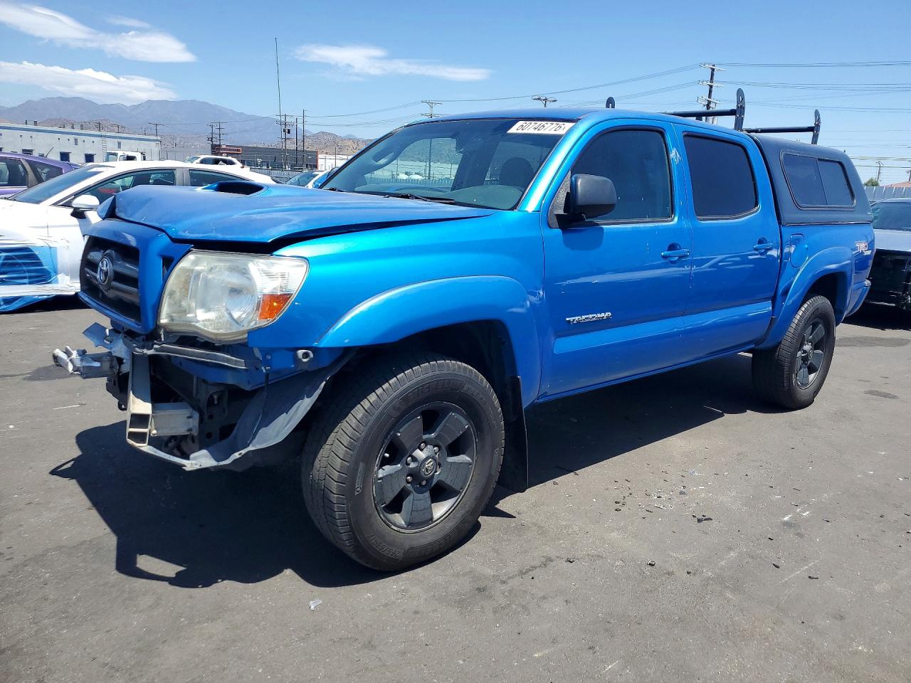 2009 Toyota Tacoma Double Cab Blue vin: 3TMLU42N09M028974