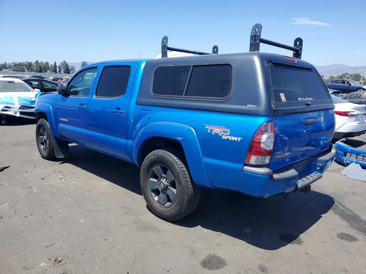2009 Toyota Tacoma Double Cab Blue vin: 3TMLU42N09M028974