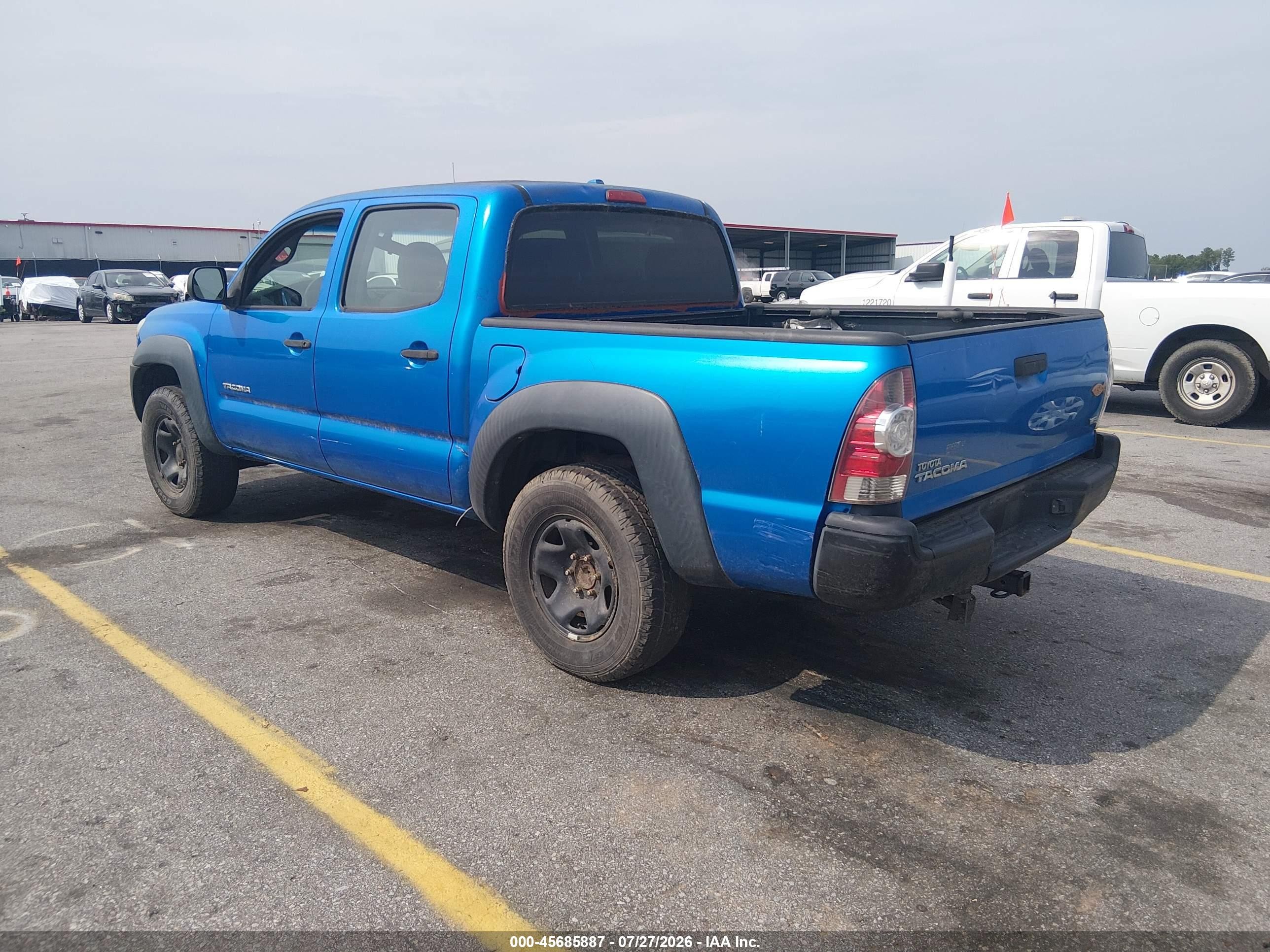 2009 Toyota Tacoma Base V6 Blue vin: 3TMLU42N09M029767