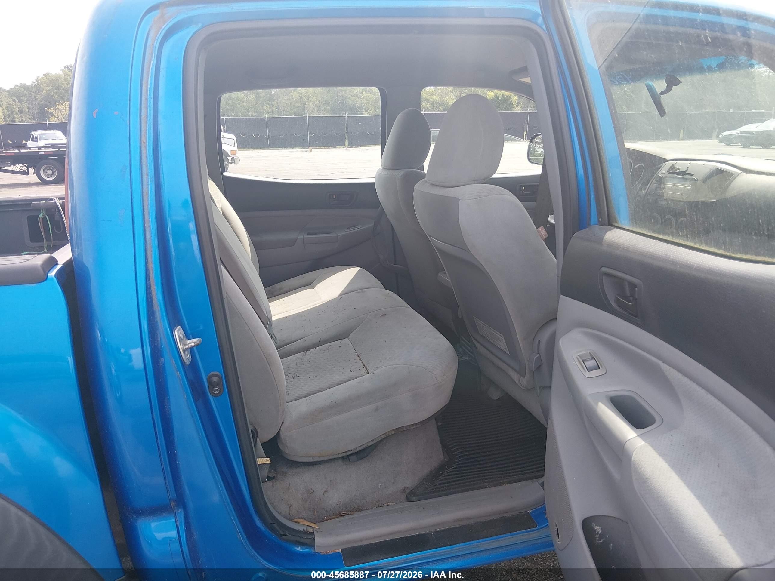 2009 Toyota Tacoma Base V6 Blue vin: 3TMLU42N09M029767