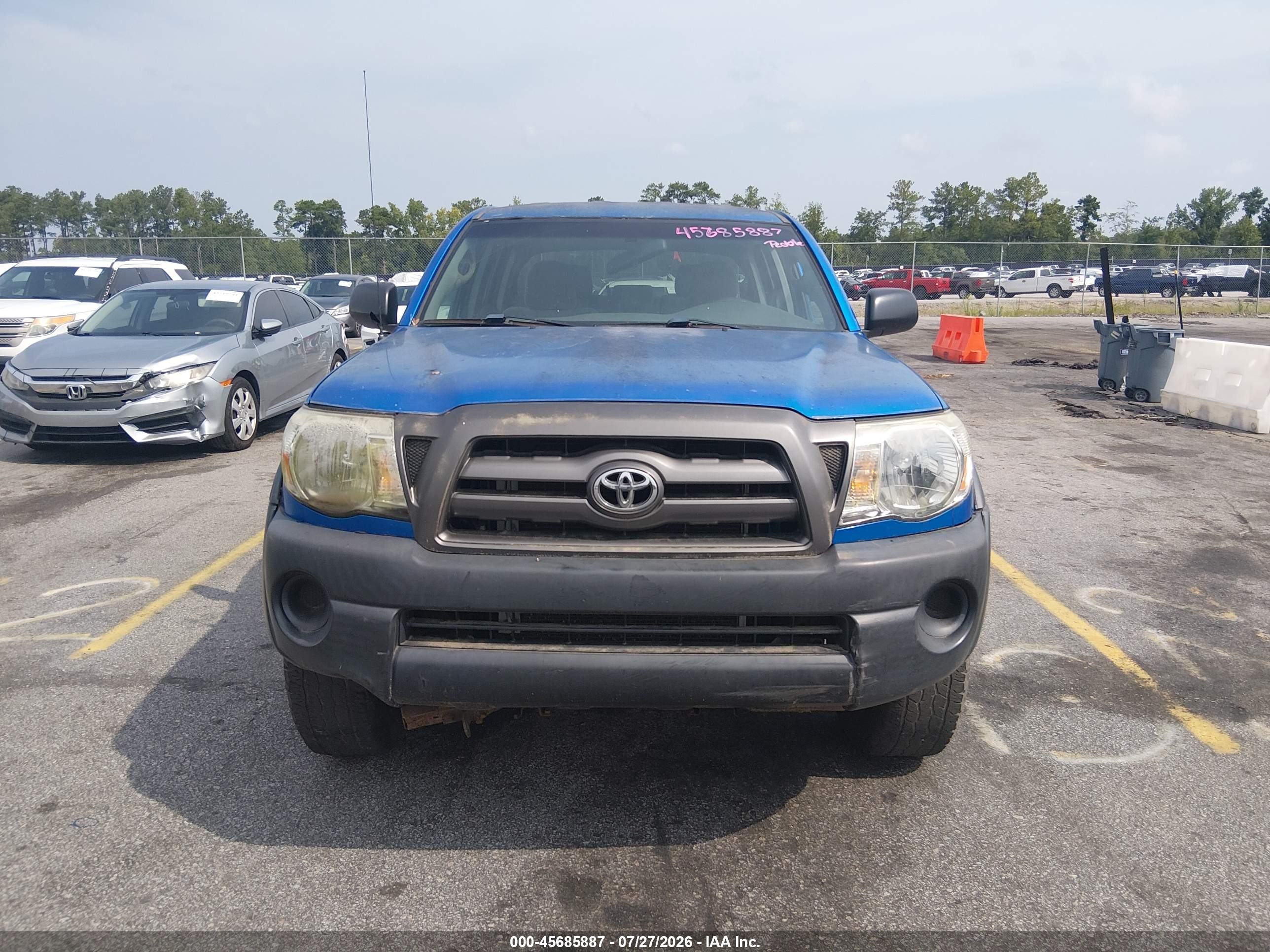 2009 Toyota Tacoma Base V6 Blue vin: 3TMLU42N09M029767