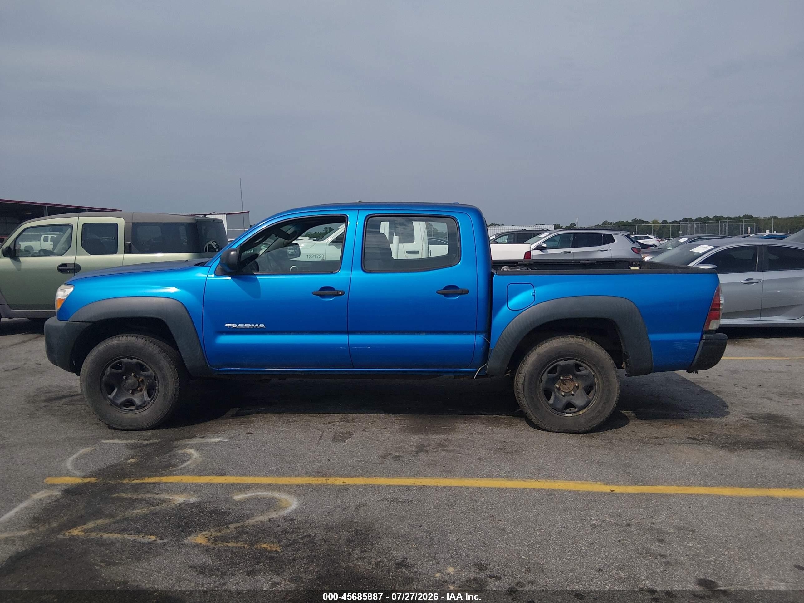 2009 Toyota Tacoma Base V6 Blue vin: 3TMLU42N09M029767