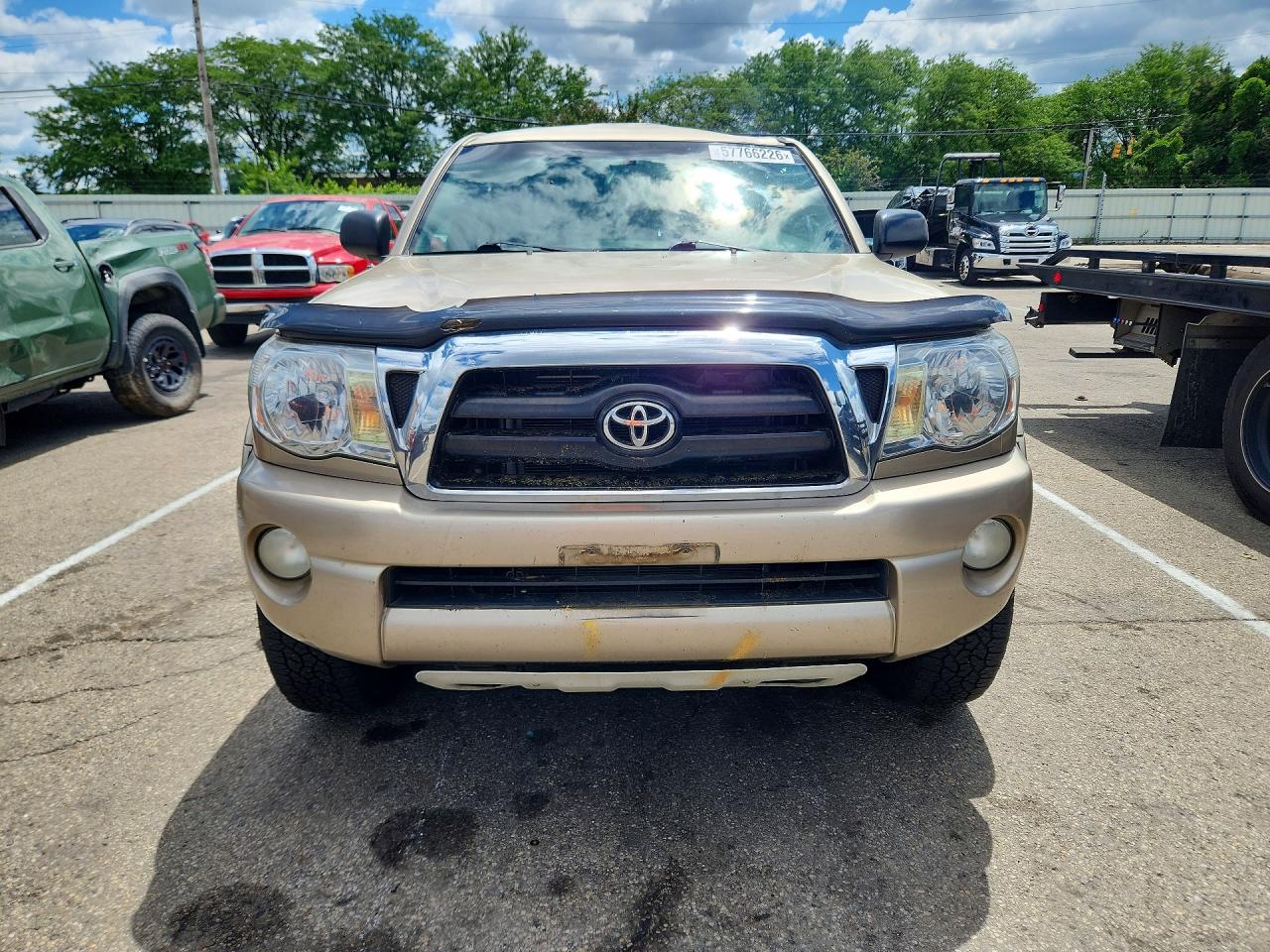 2008 Toyota Tacoma Double Cab Beige vin: 3TMLU42N18M017691