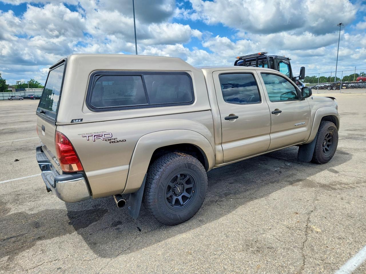 2008 Toyota Tacoma Double Cab Beige vin: 3TMLU42N18M017691