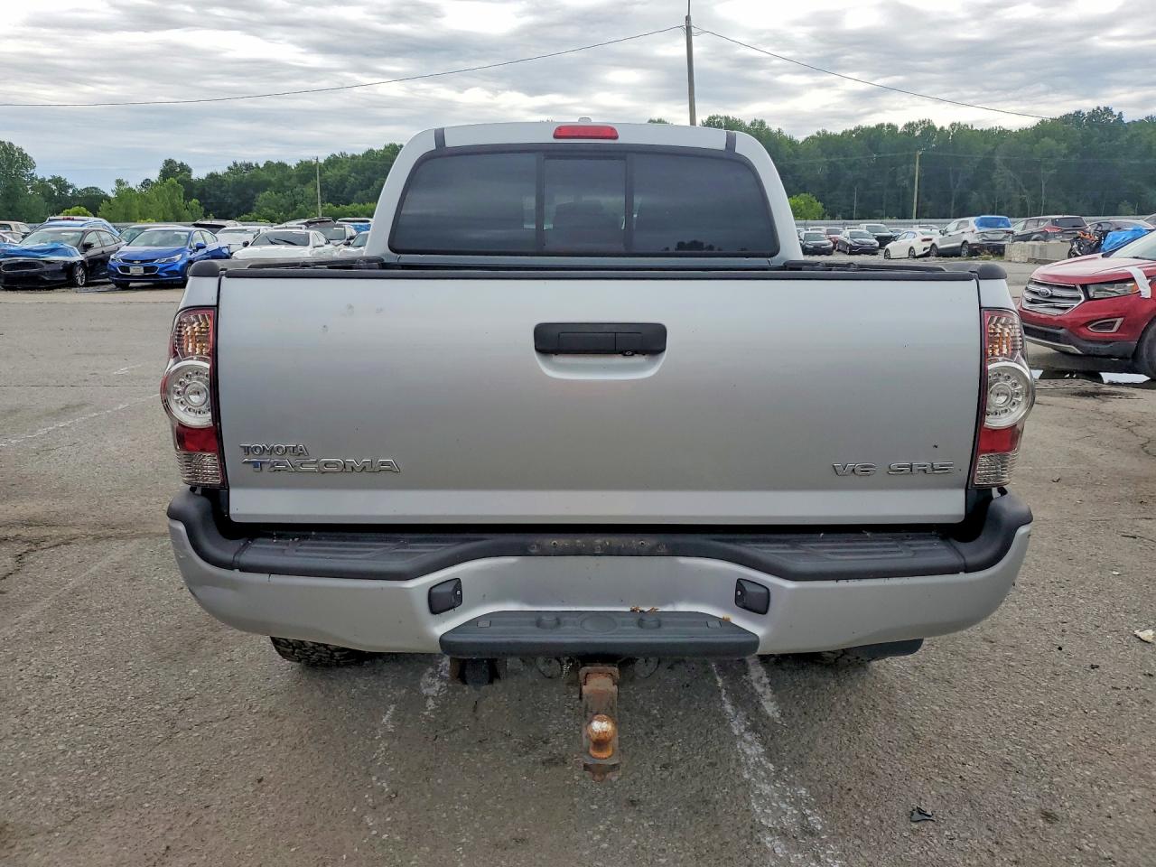 2009 Toyota Tacoma Double Cab Silver vin: 3TMLU42N19M029941
