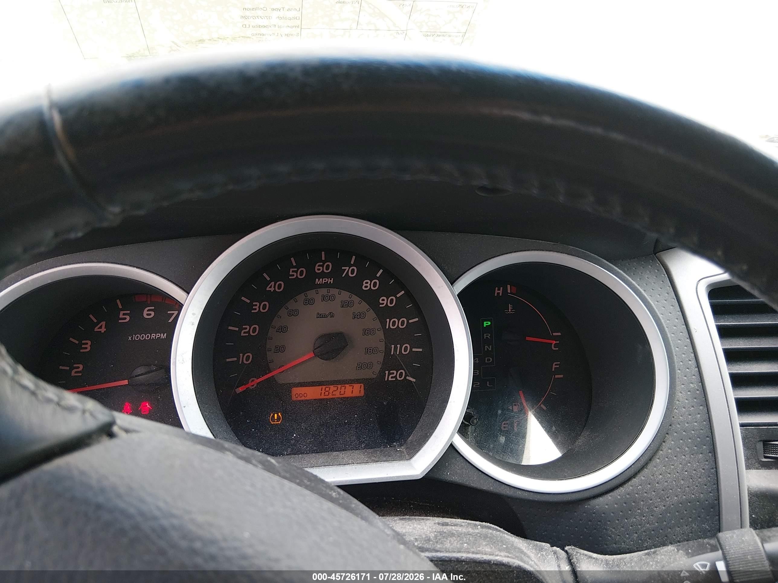 2009 Toyota Tacoma Base V6 Красный vin: 3TMLU42N19M034377